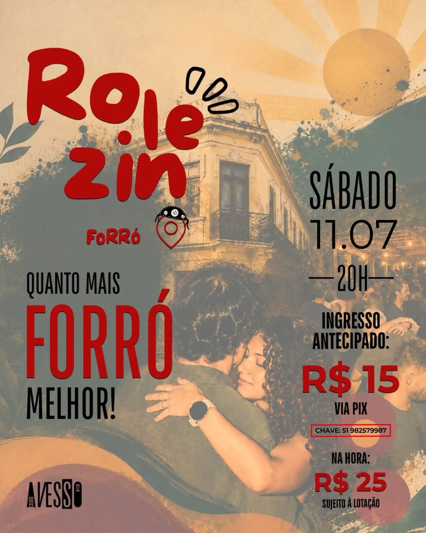 Flyer: Rolêzin Forró no Avesso