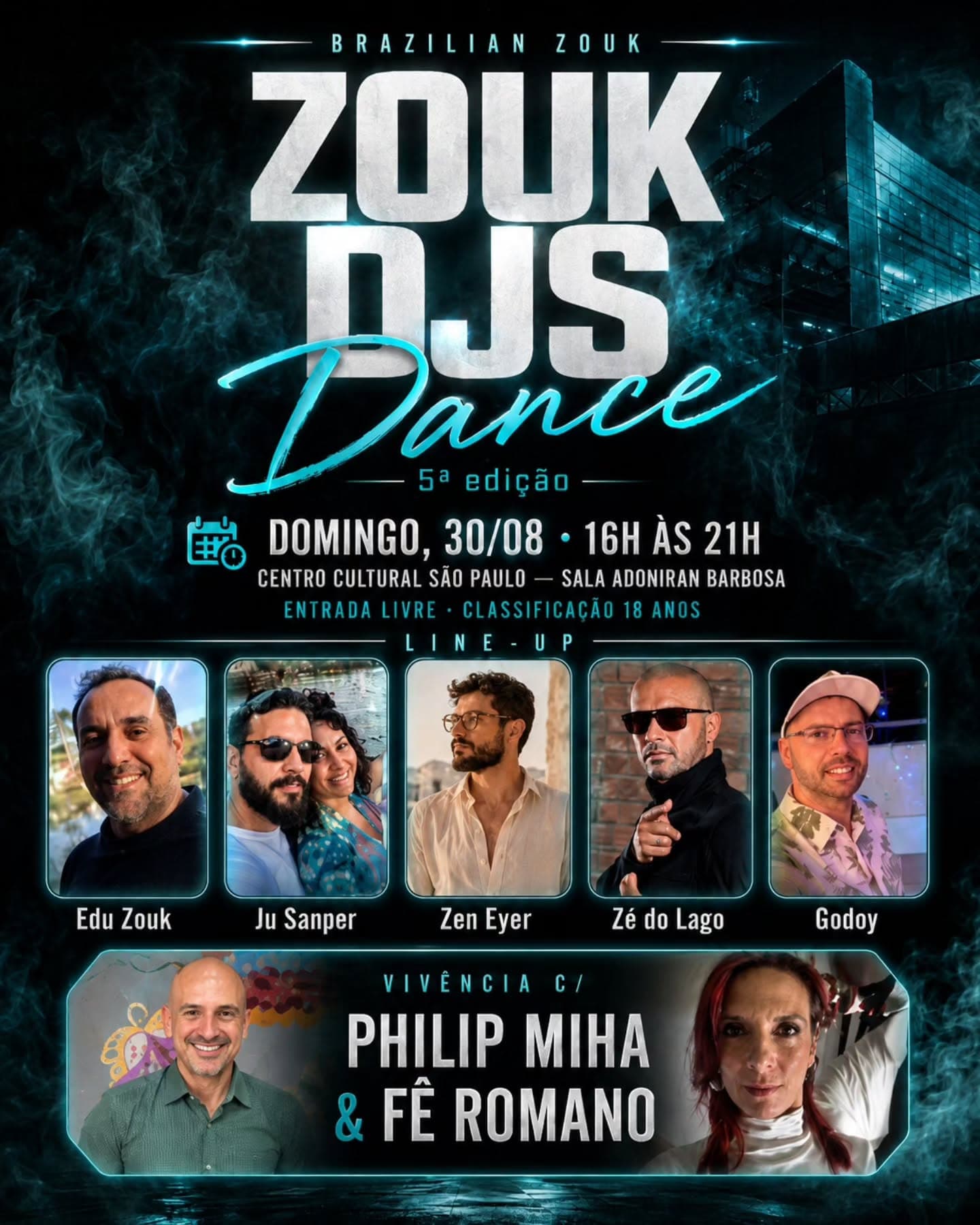 Flyer: Zouk DJs Dance - 5ª edição