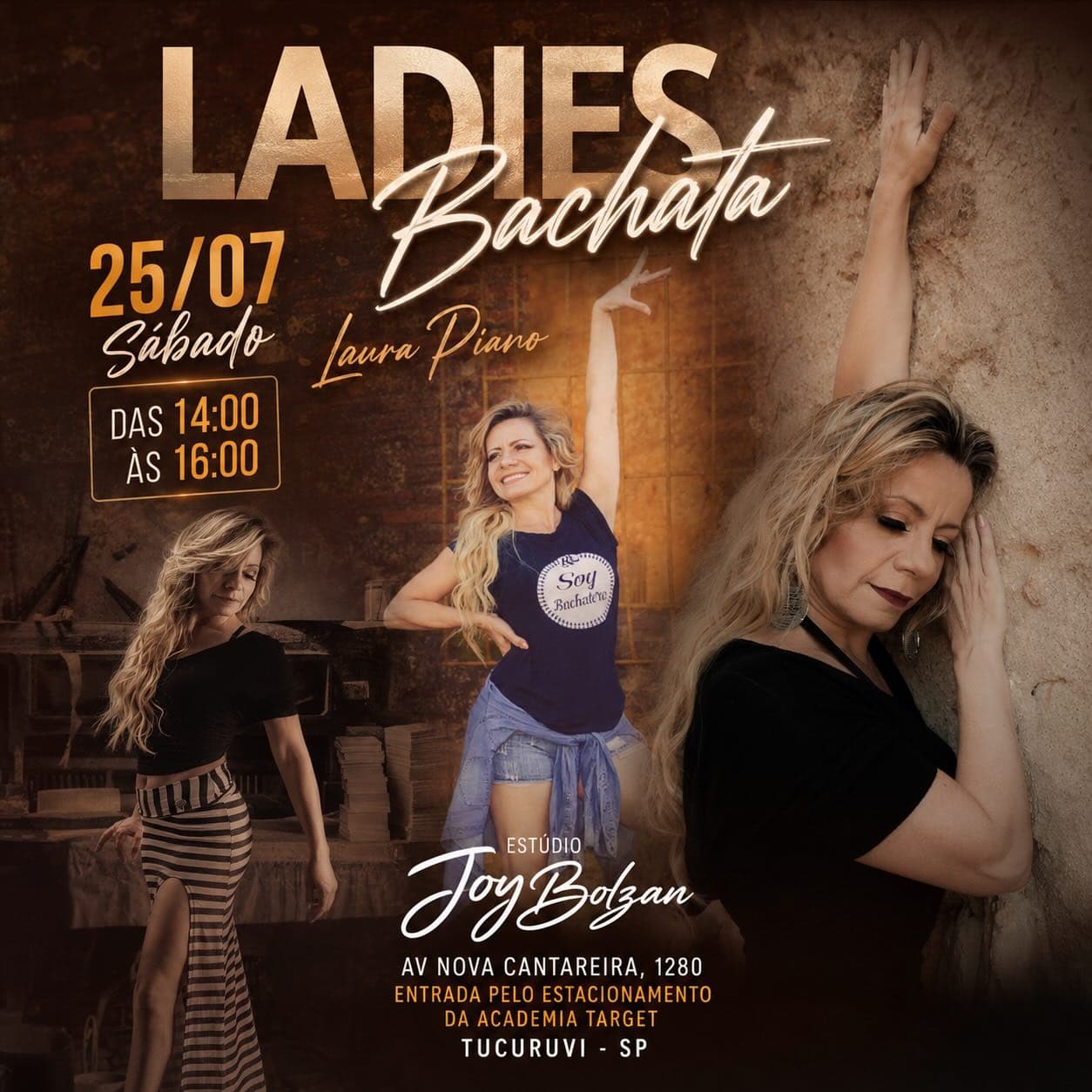 Flyer: Ladies Bachata com Laura Piano