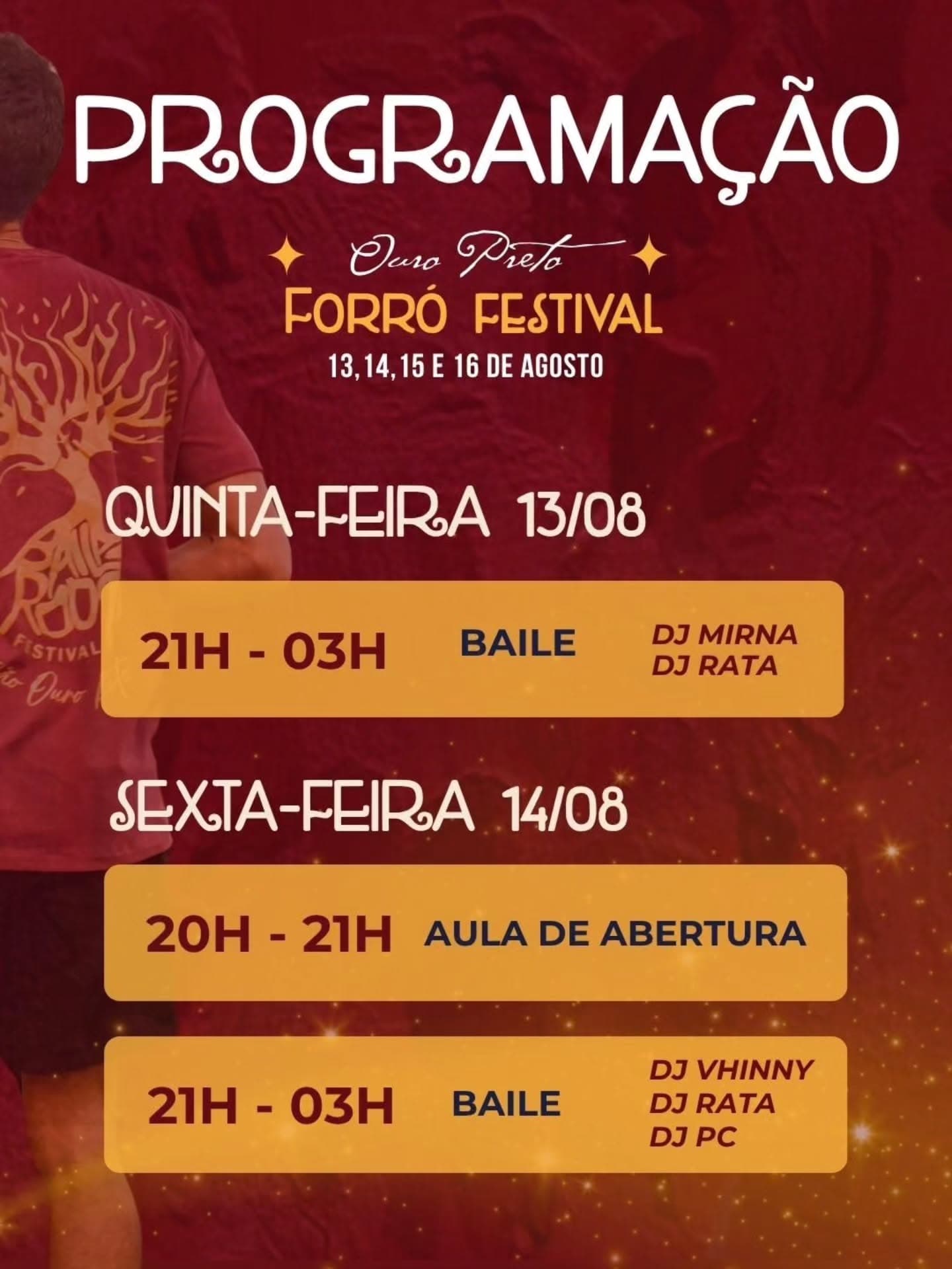Flyer: Ouro Preto Forró Festival