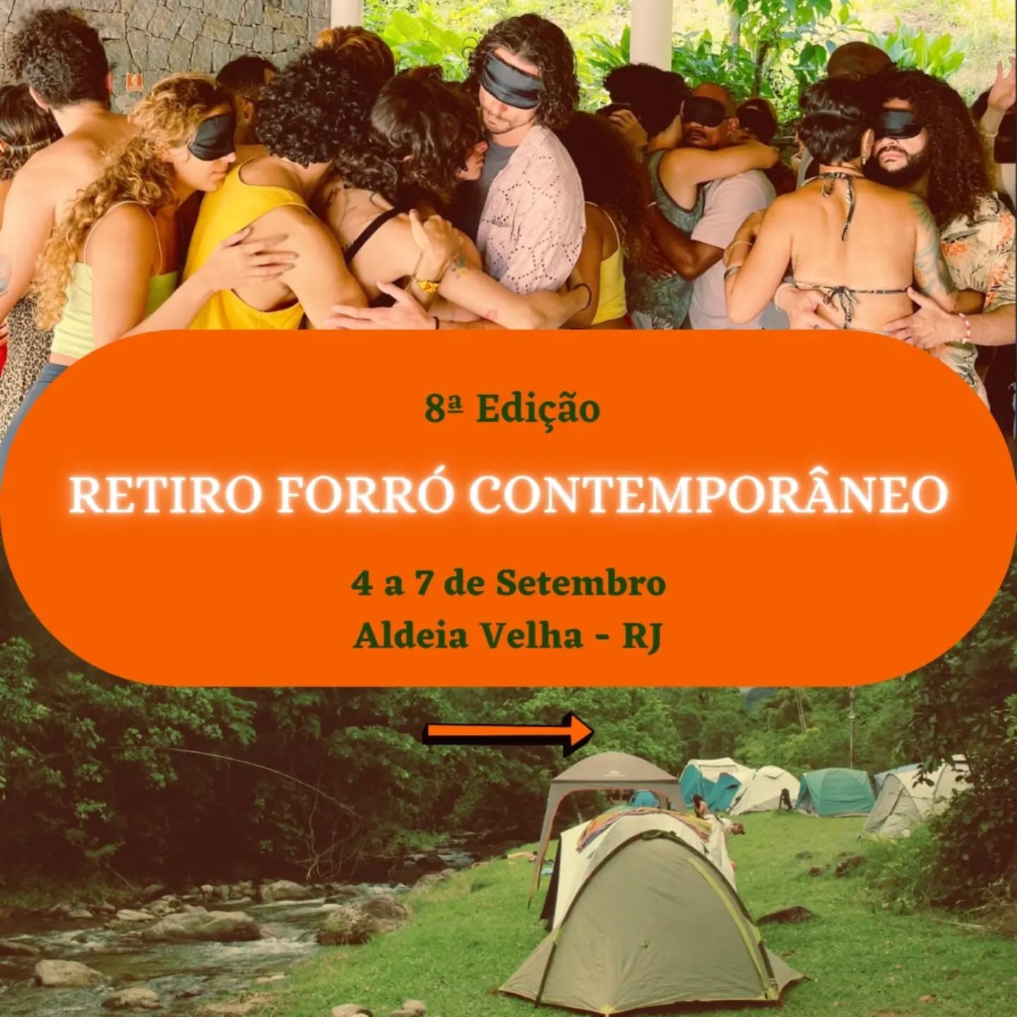 Flyer: 8ª Retiro Forró Contemporâneo