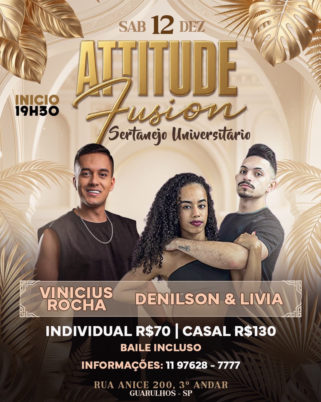 Flyer: Attitude Fusion – Sertanejo Universitário