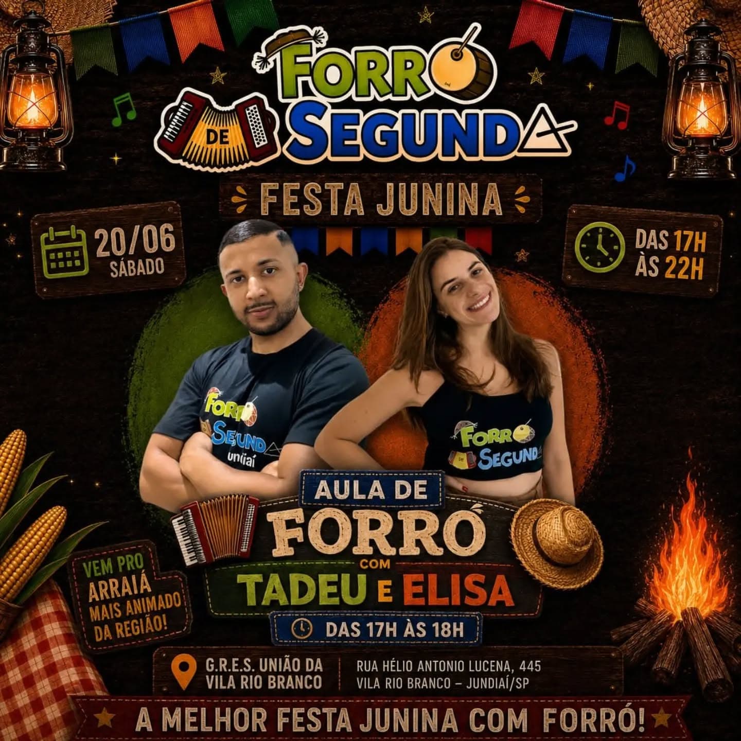 Flyer: Forró de Segunda - Festa Junina