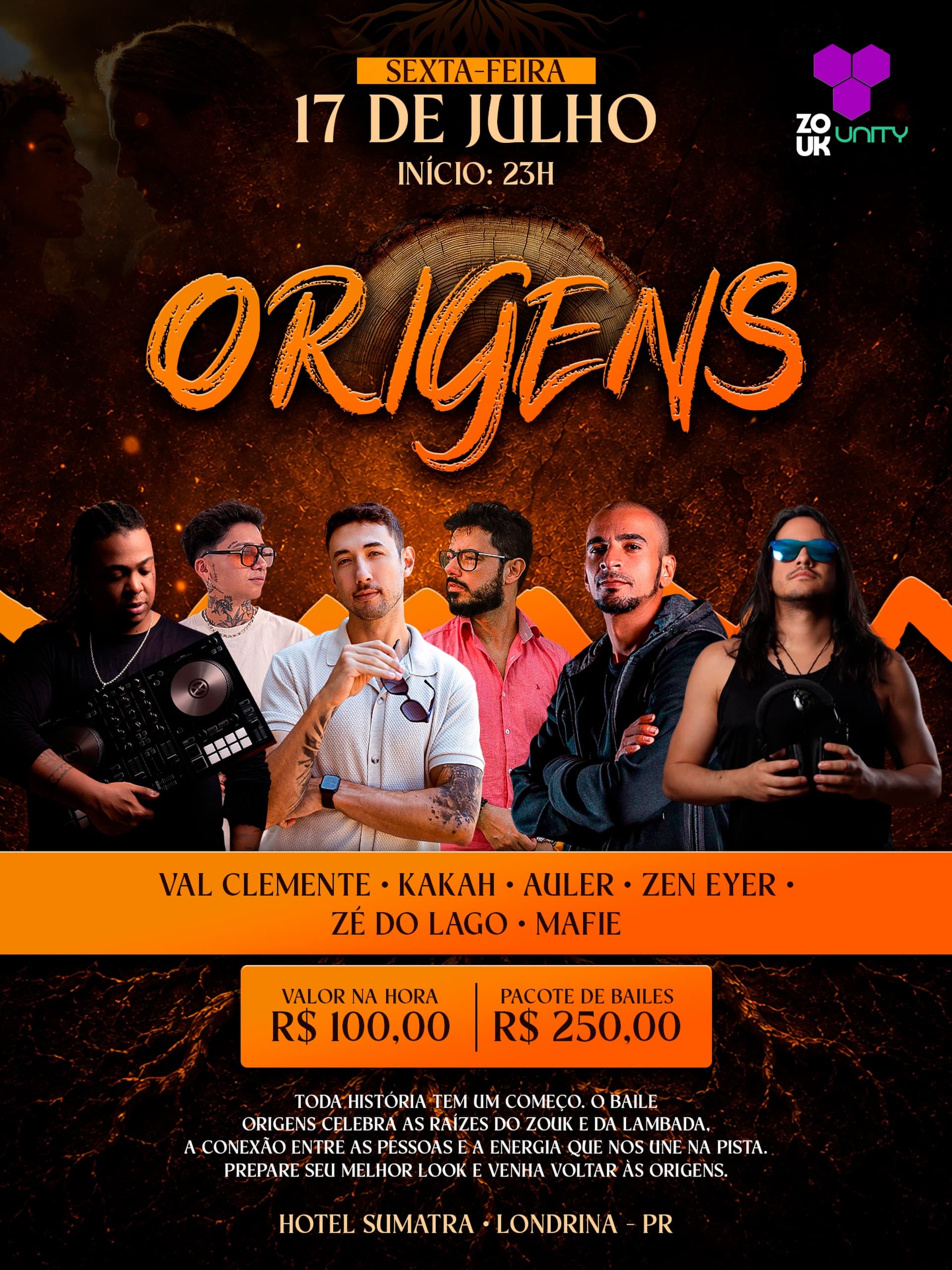 Flyer: Baile ORIGENS