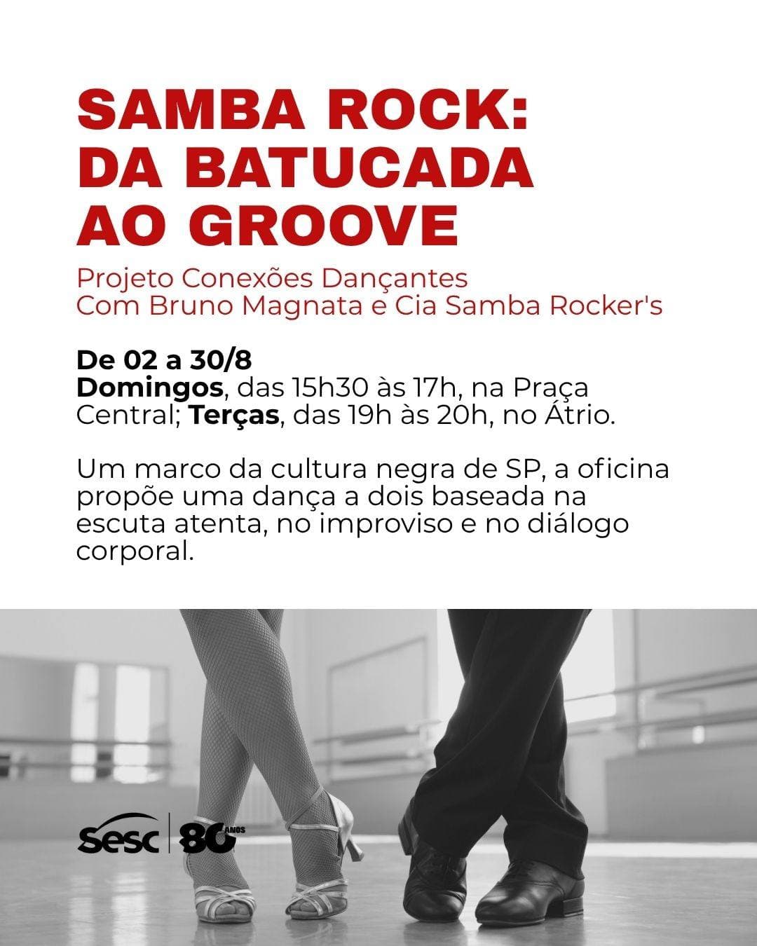 Flyer: Samba Rock: Da Batucada ao Groove