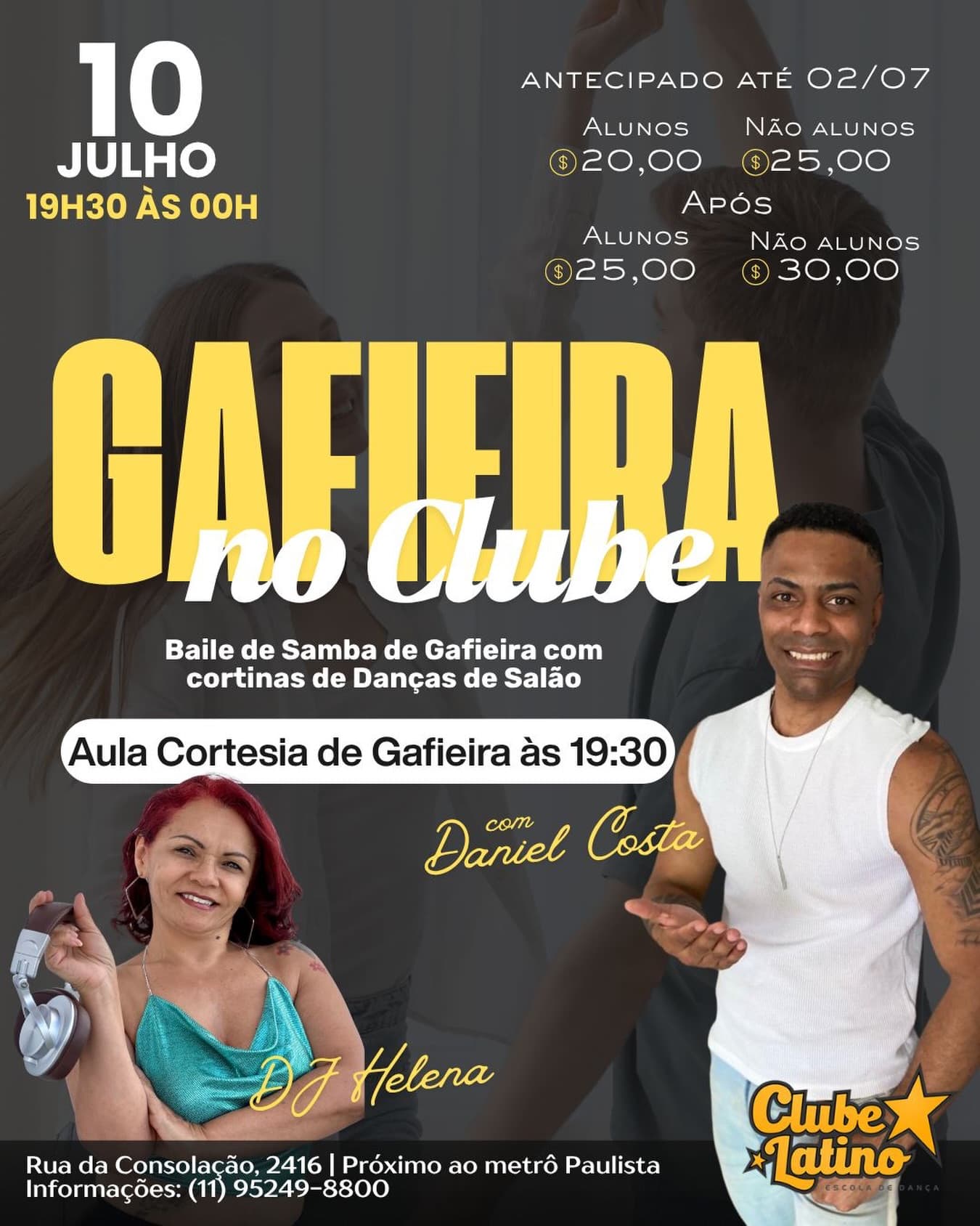 Flyer: Gafieira no Clube