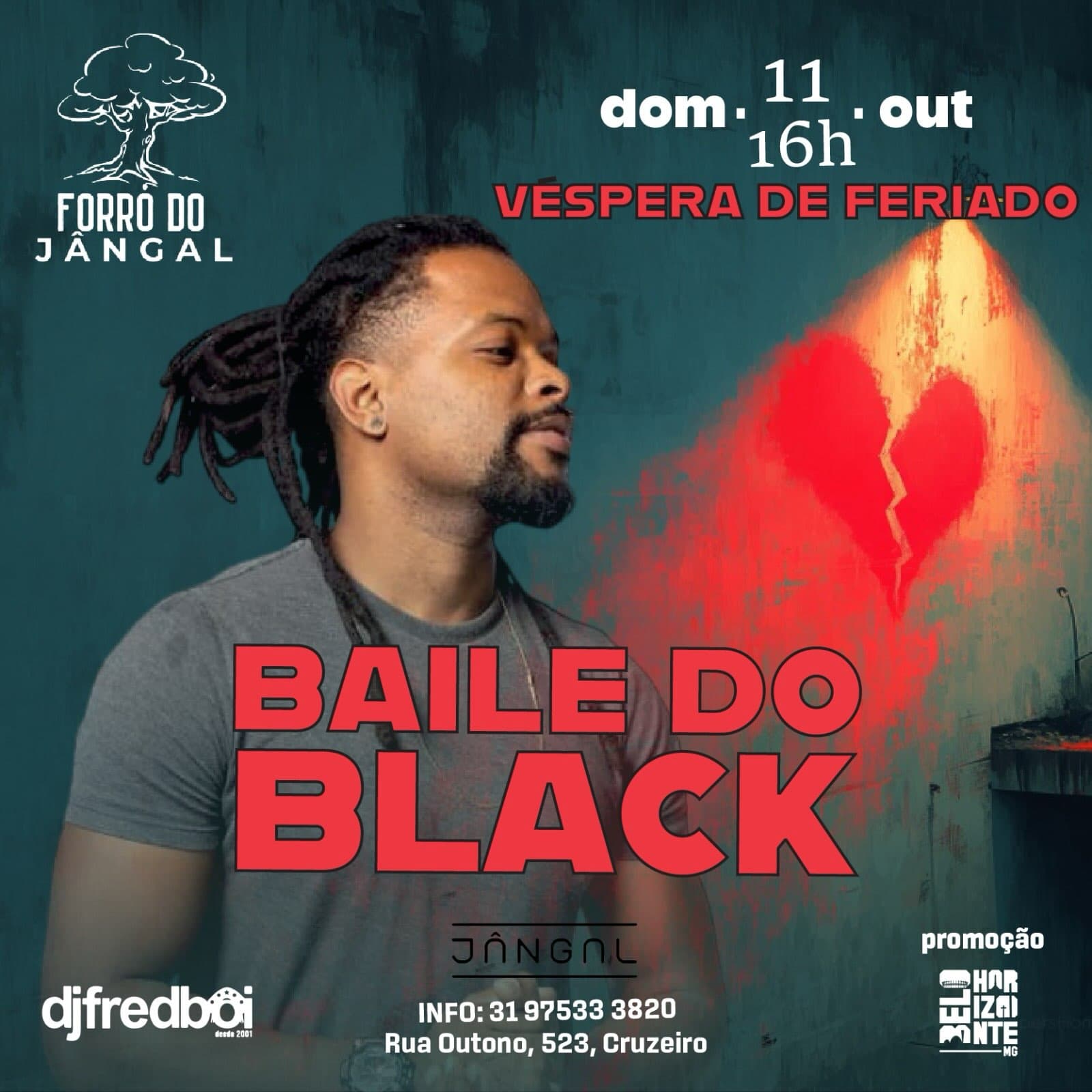 Flyer: Baile do Black - Forró do Jângal