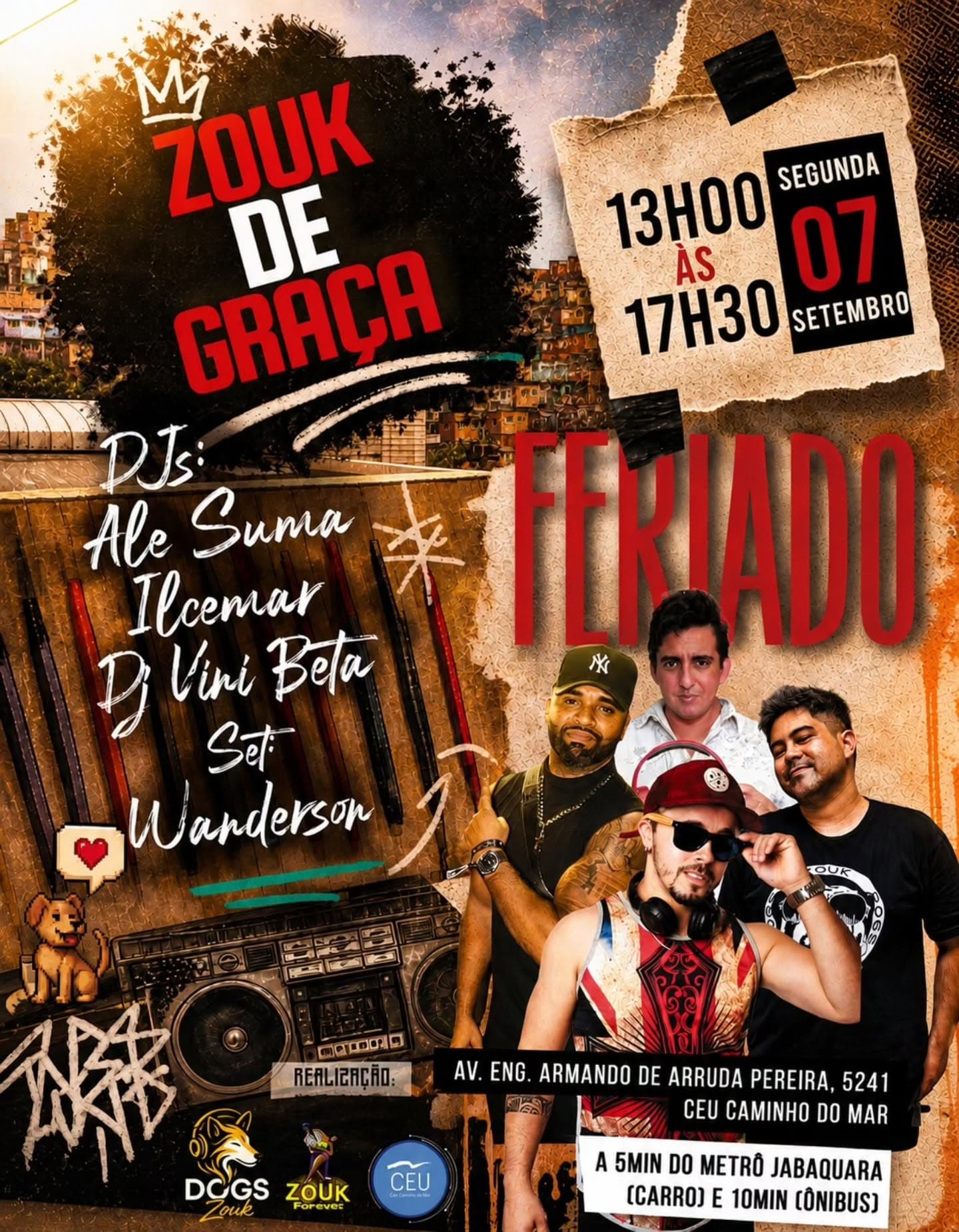 Zouk de Graça - Feriado