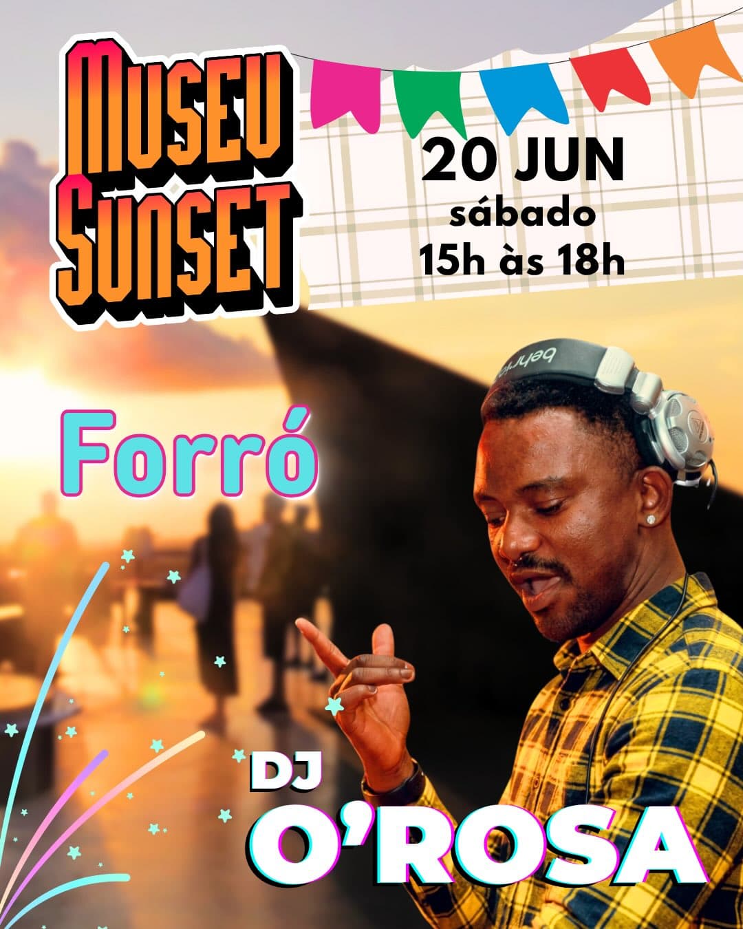 Flyer: Museu Sunset - Forró