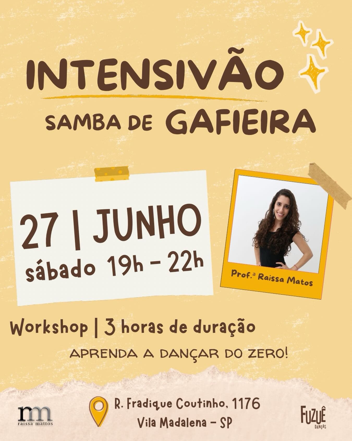 Flyer: Intensivão de Samba de Gafieira