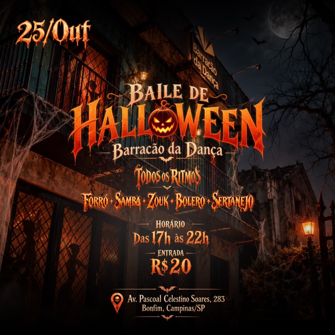 Baile de Halloween — Barracão da Dança