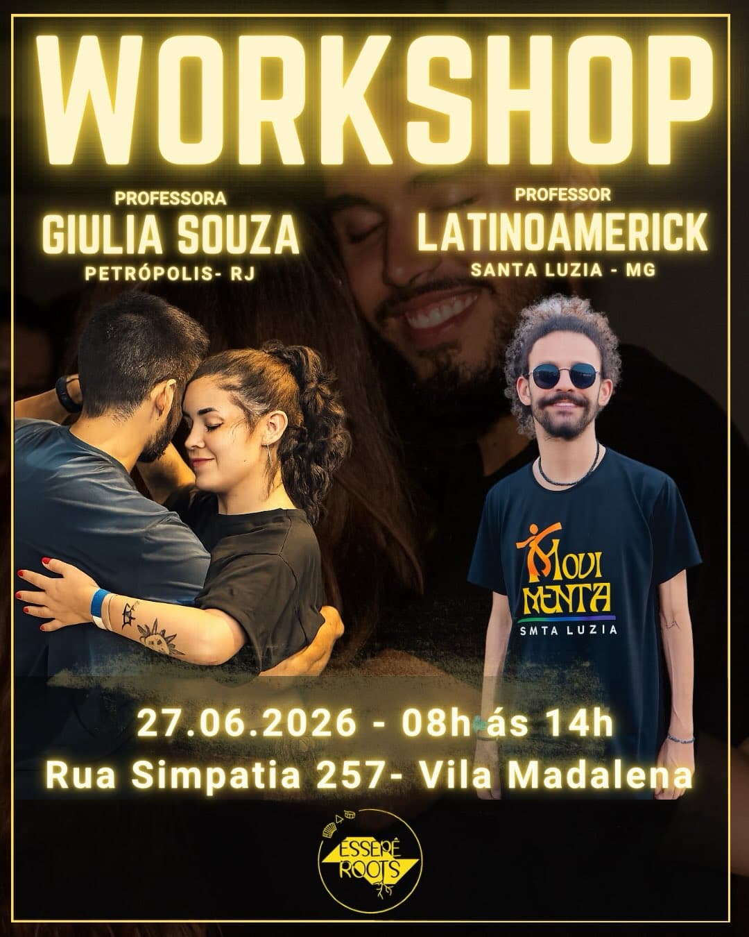 Flyer: Workshop de Forró com Giulia Souza e Latinoamerick