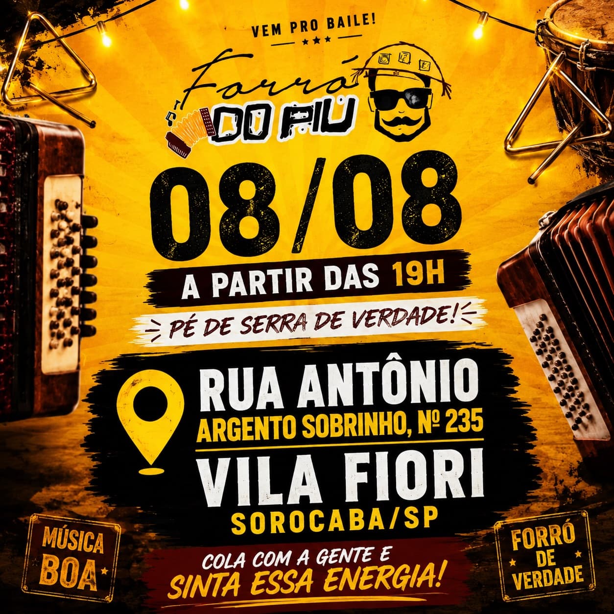 Flyer: Forró do Piú