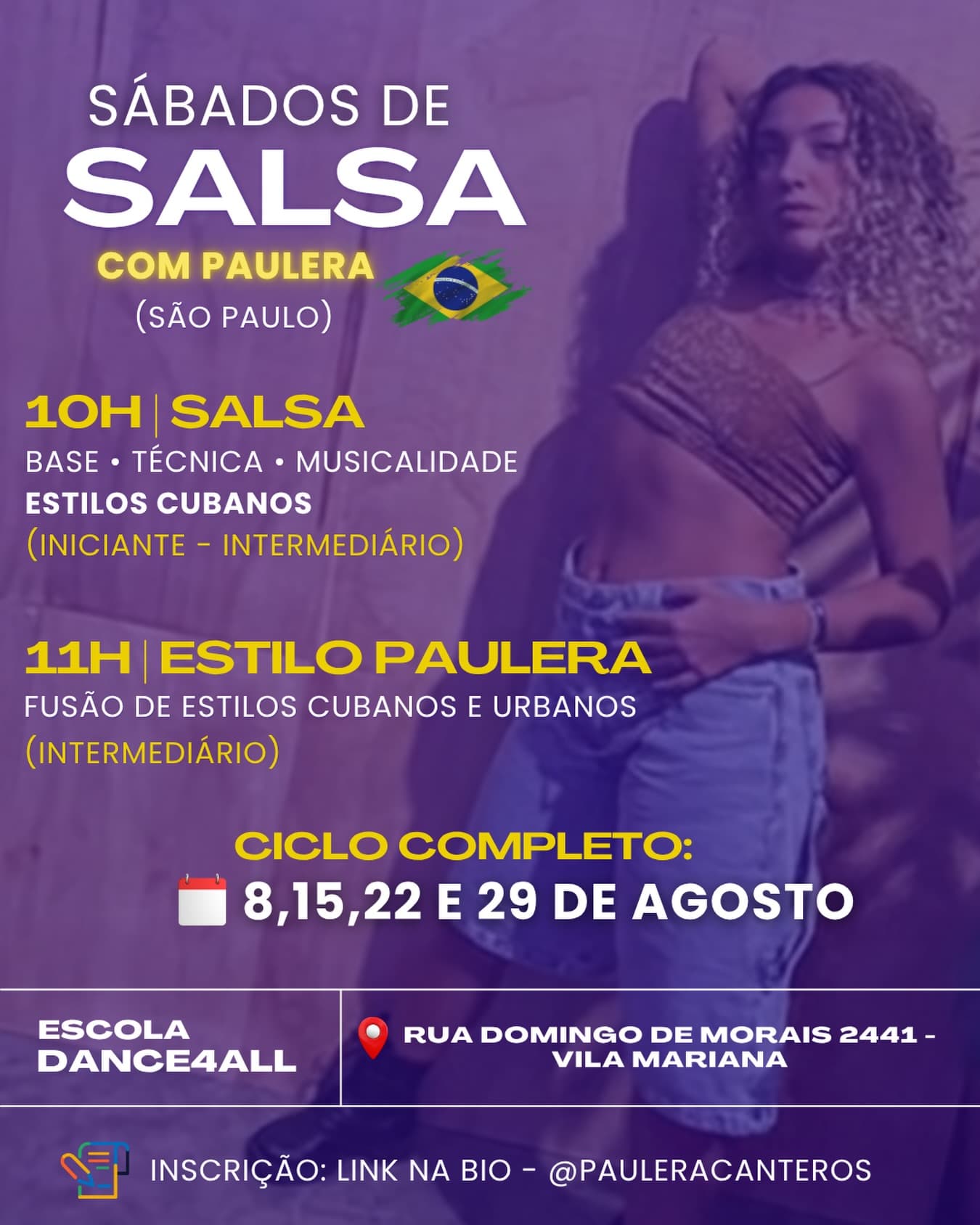 Flyer: Sábados de Salsa com Paulera