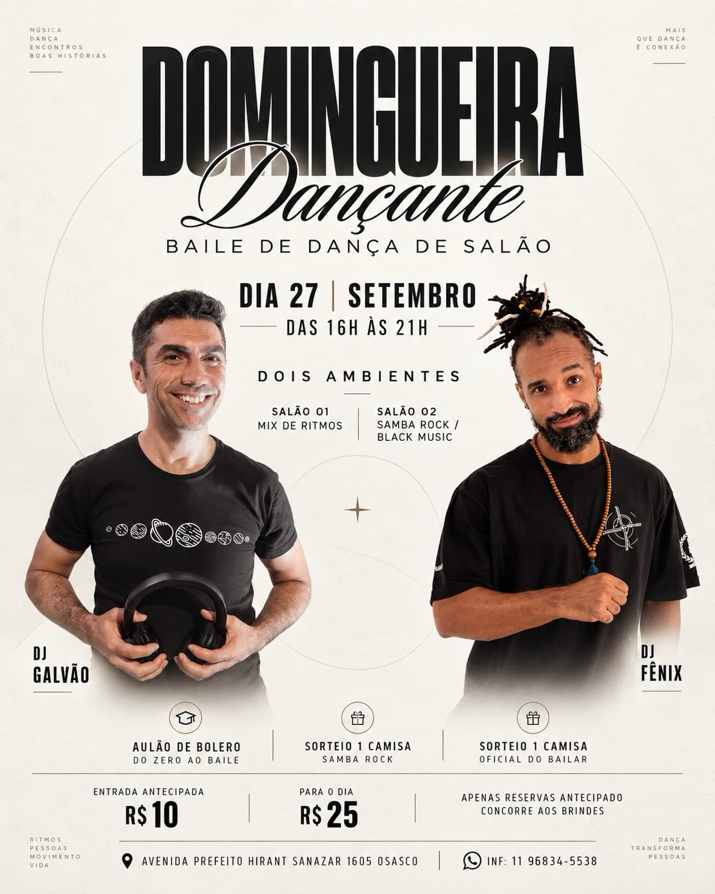 Flyer: Domingueira Dançante