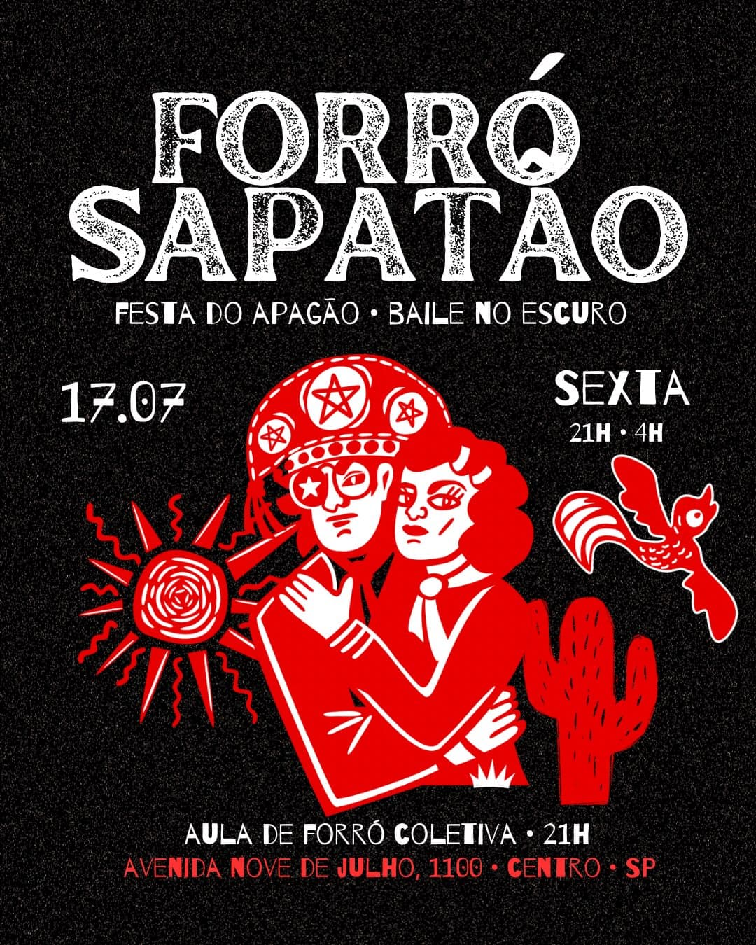Flyer: Forró Sapatão - Festa do Apagão