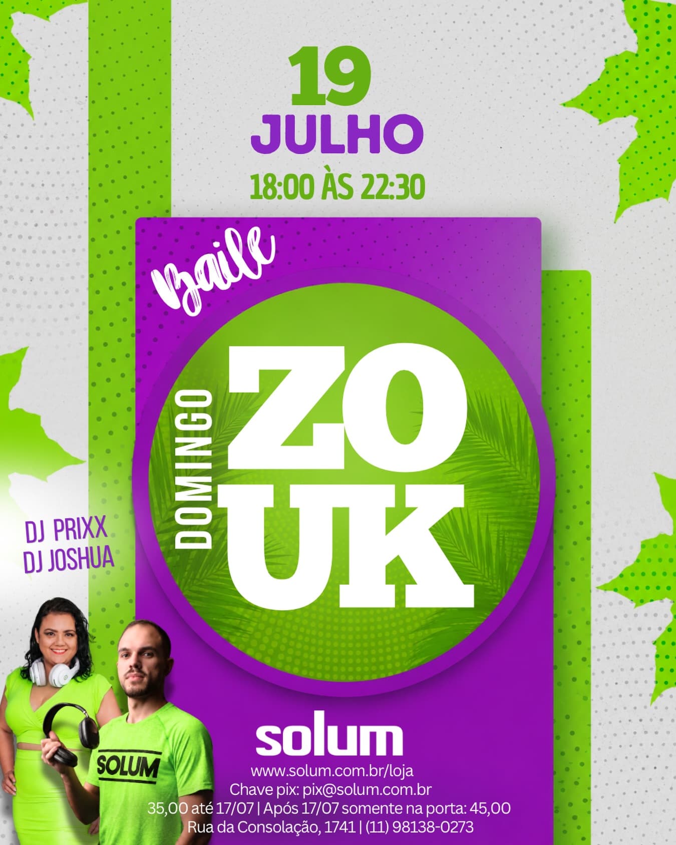 Flyer: Baile Zouk Domingo