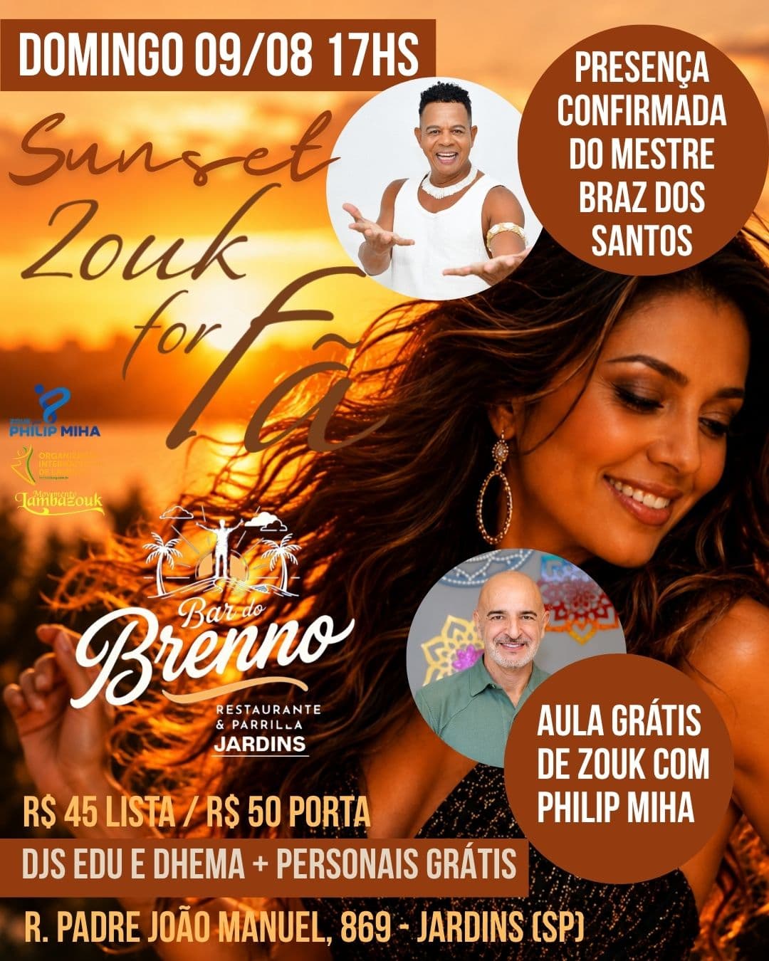 Flyer: Sunset Zouk For Fã