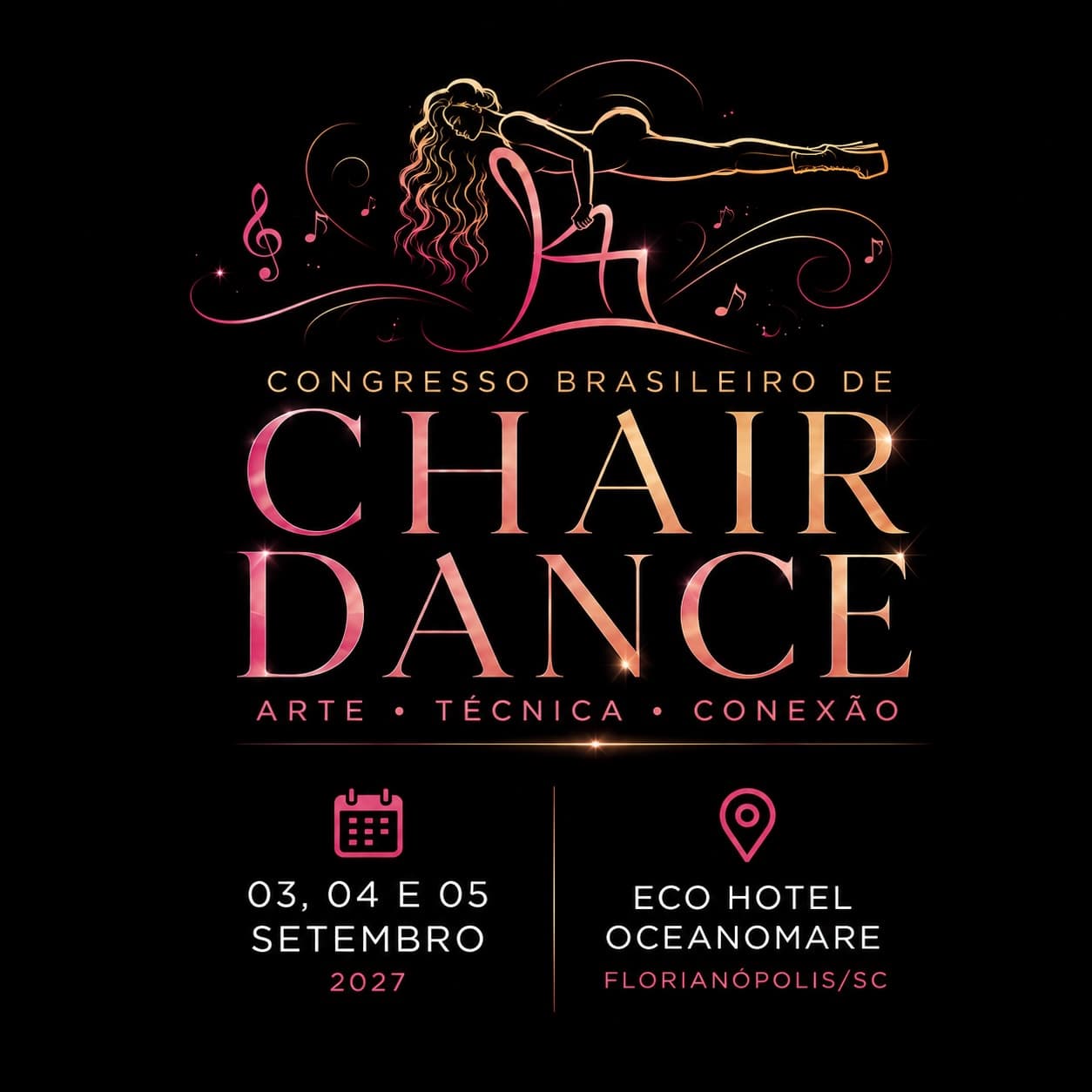 Flyer: Congresso Brasileiro de Chair Dance