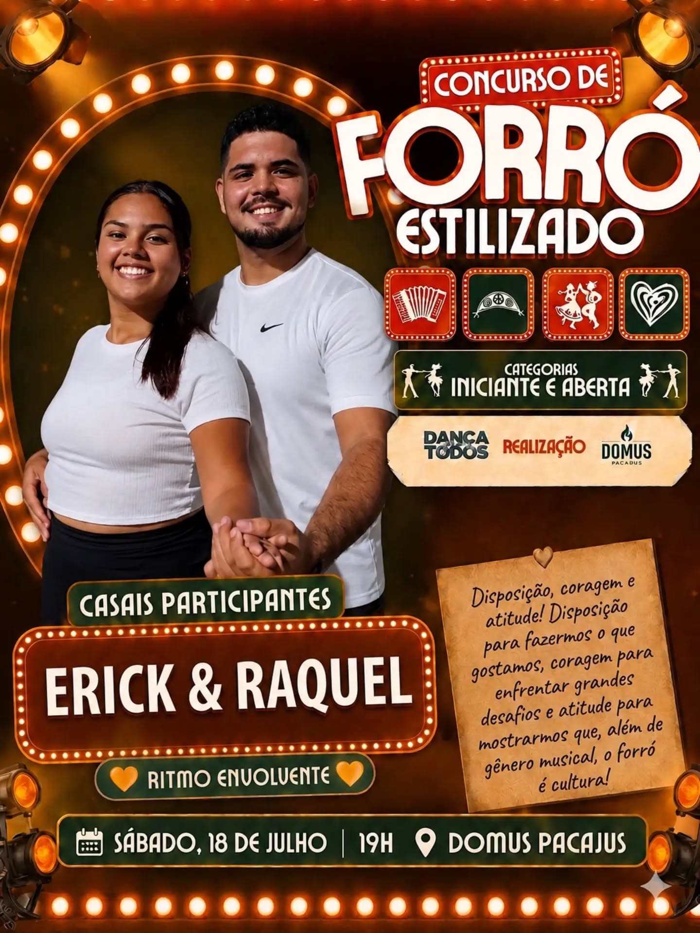 Flyer: Concurso de Forró Estilizado