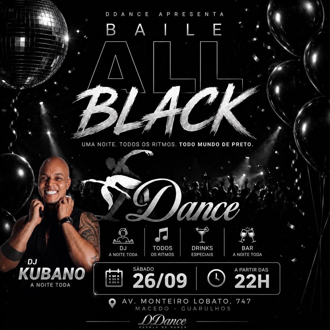Baile All Black — D Dance