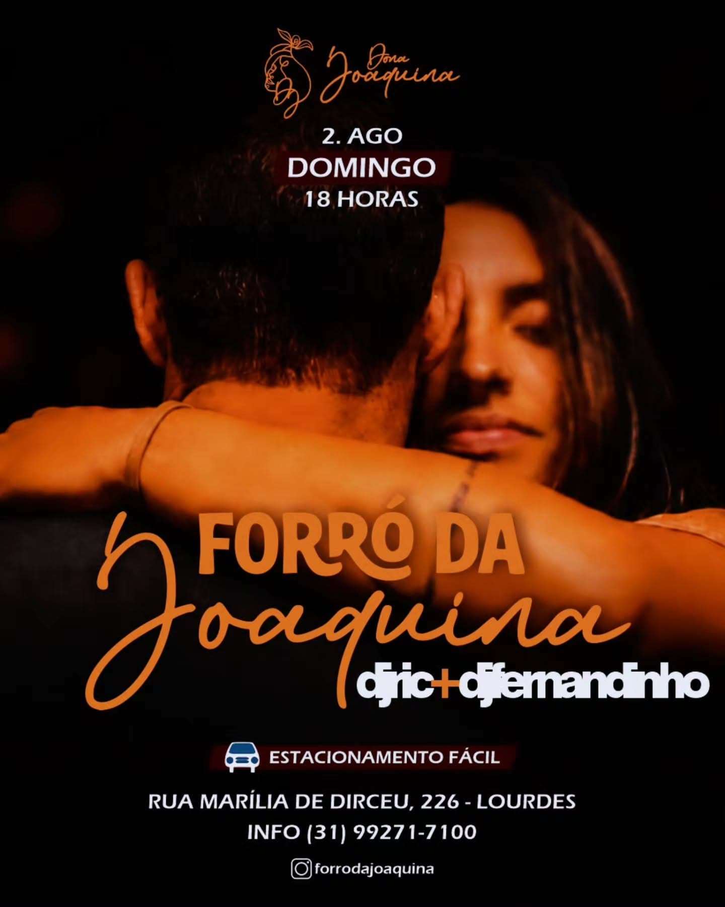 Flyer: Forró da Joaquina