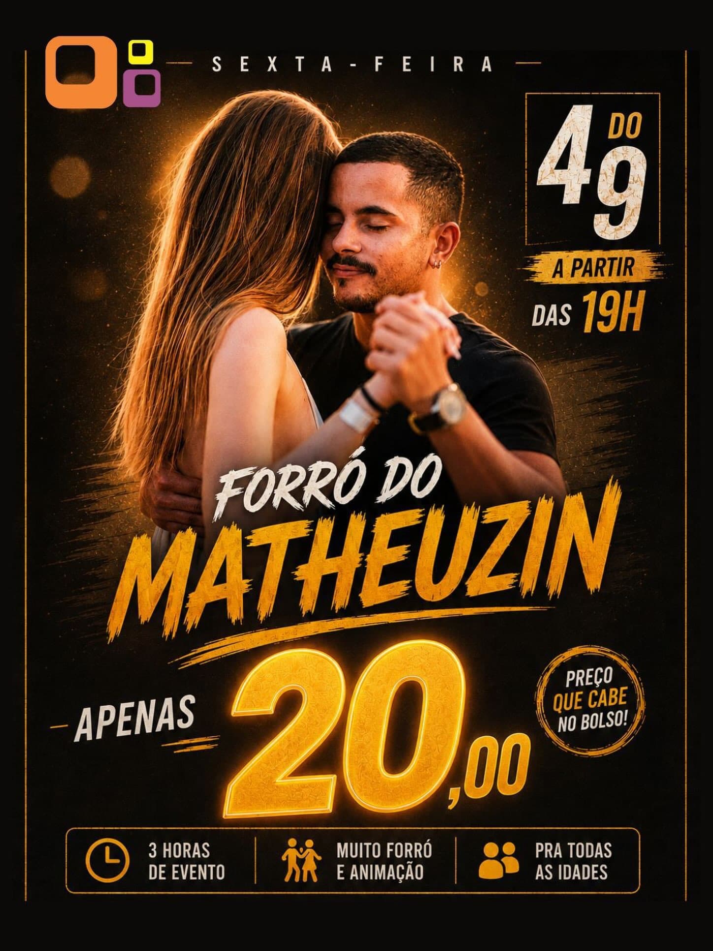 Flyer: Forró do Matheuzin
