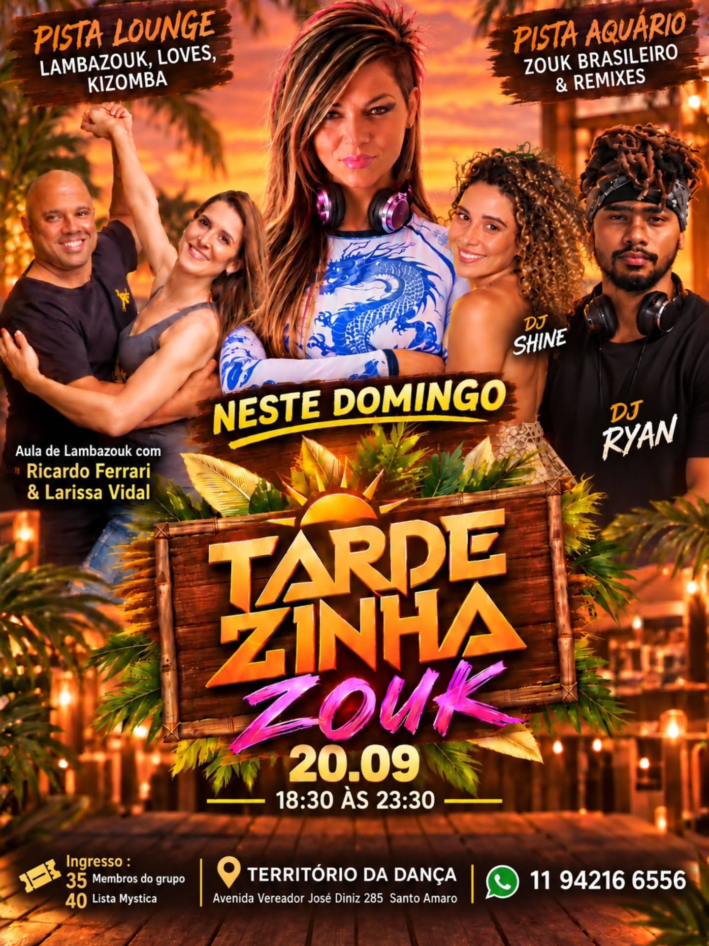 Flyer: Tardezinha Zouk Mystica