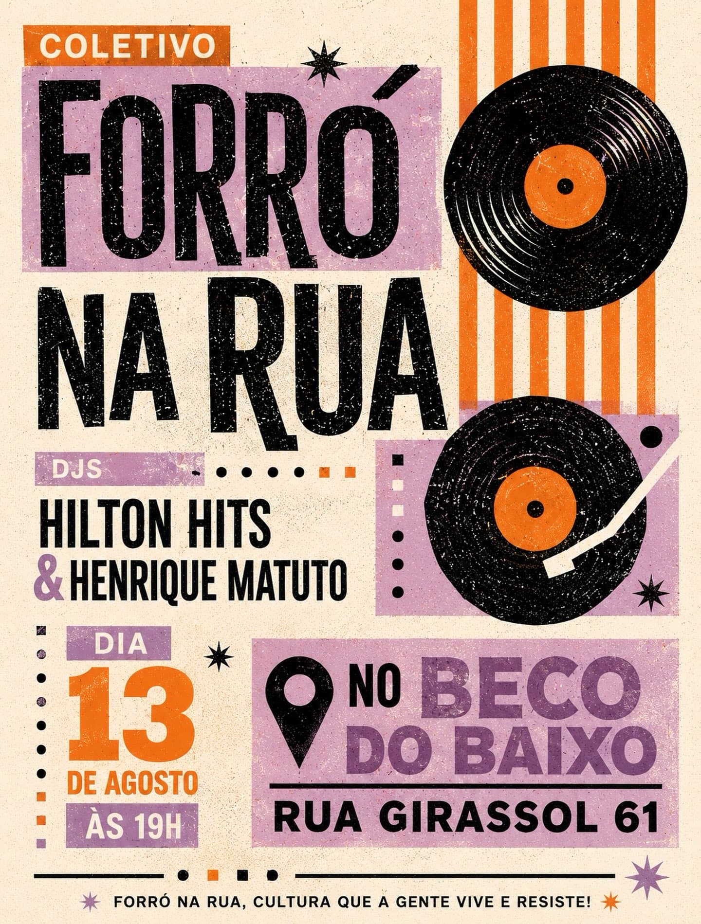 Flyer: Coletivo Forró na Rua