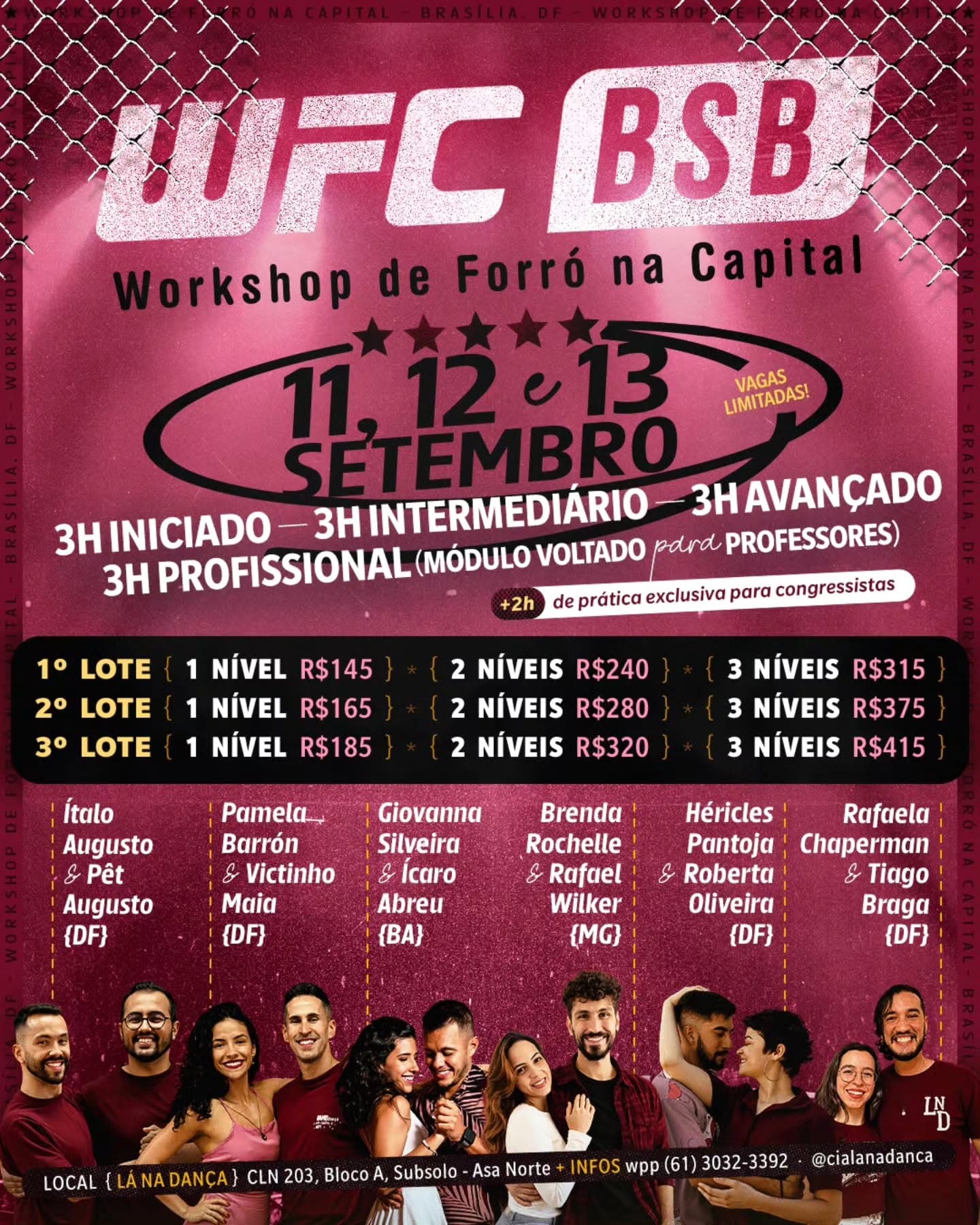 Flyer: WFC - Workshop de Forró na Capital
