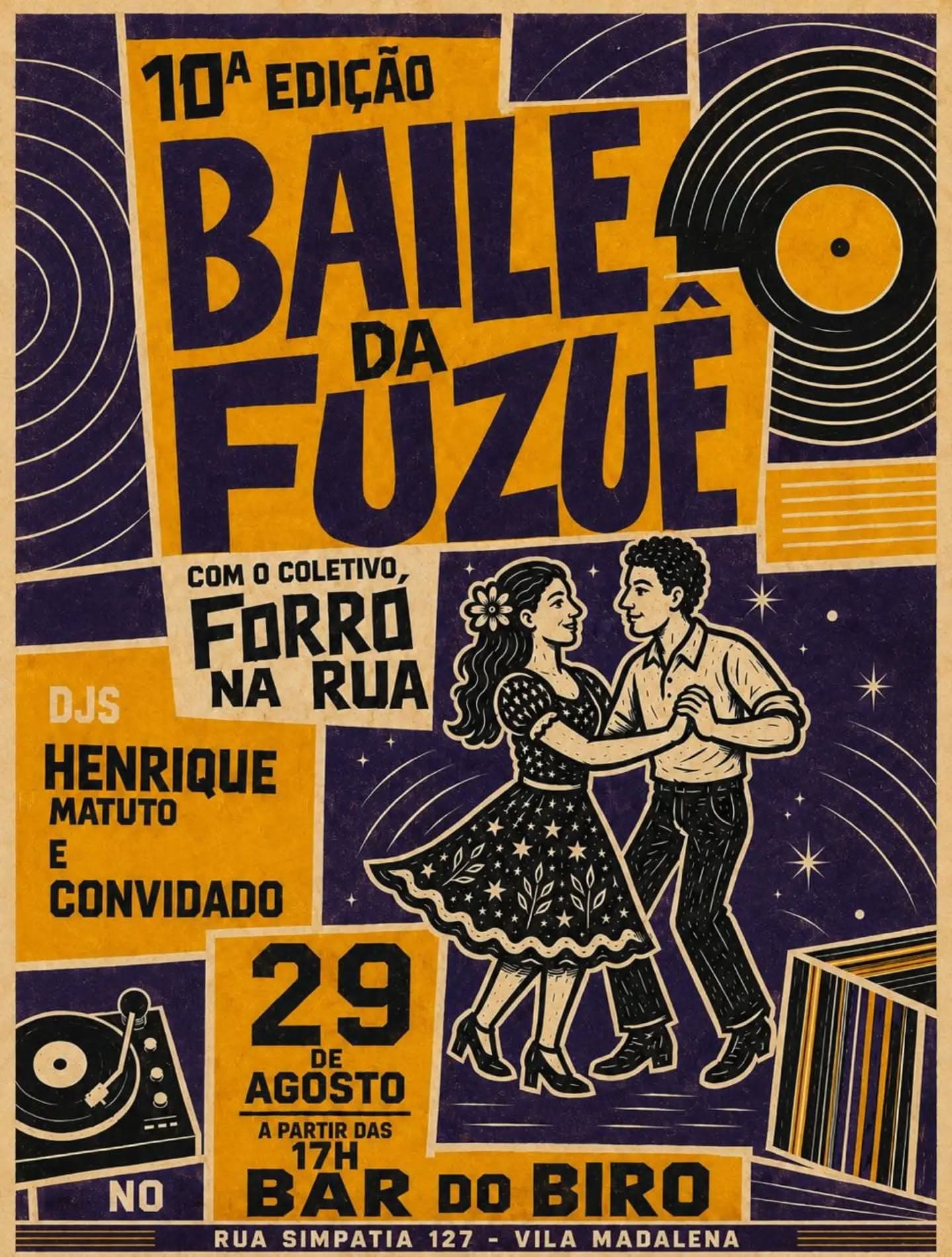 Flyer: 10ª Edição Baile da Fuzuê