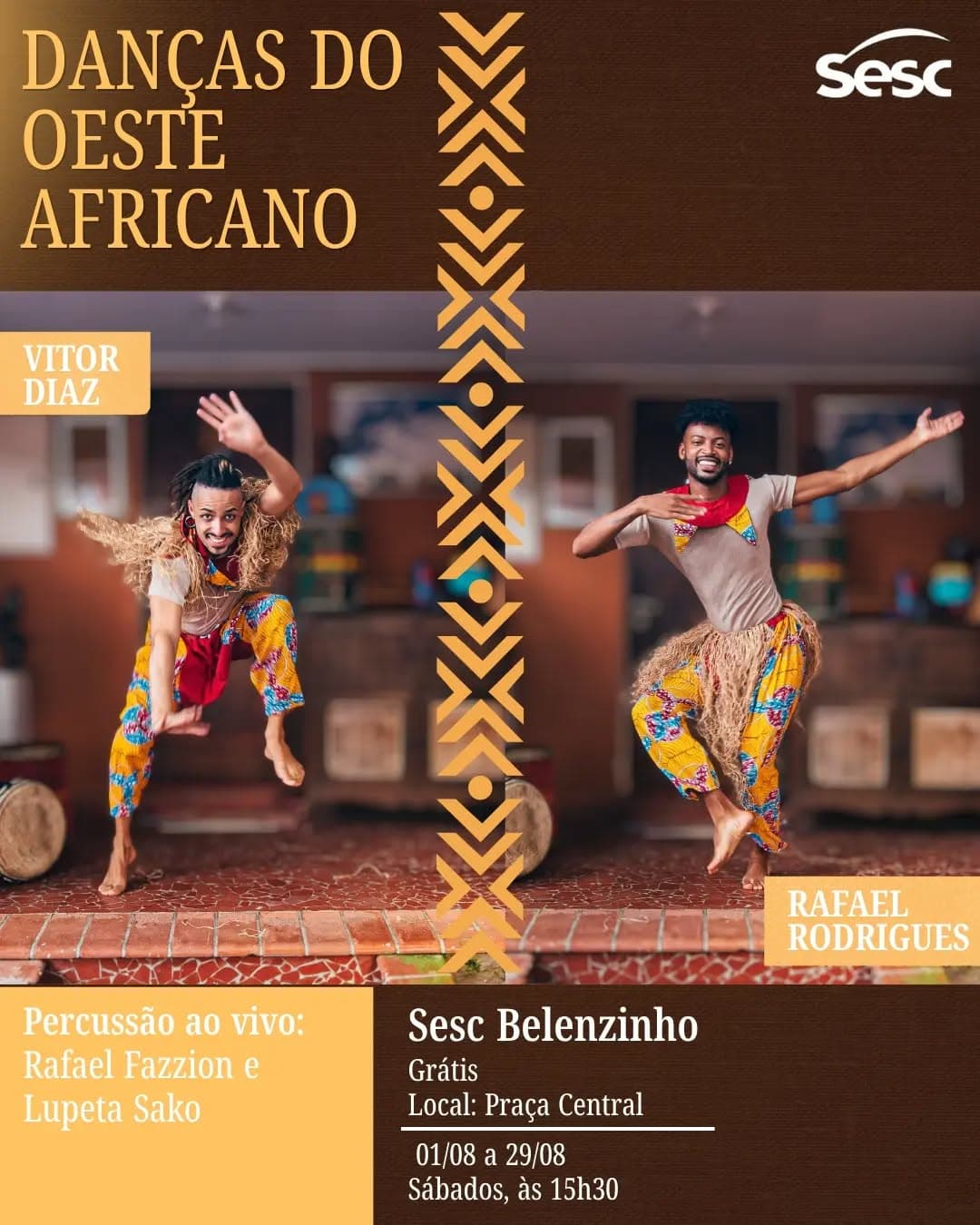 Flyer: Danças do Oeste Africano