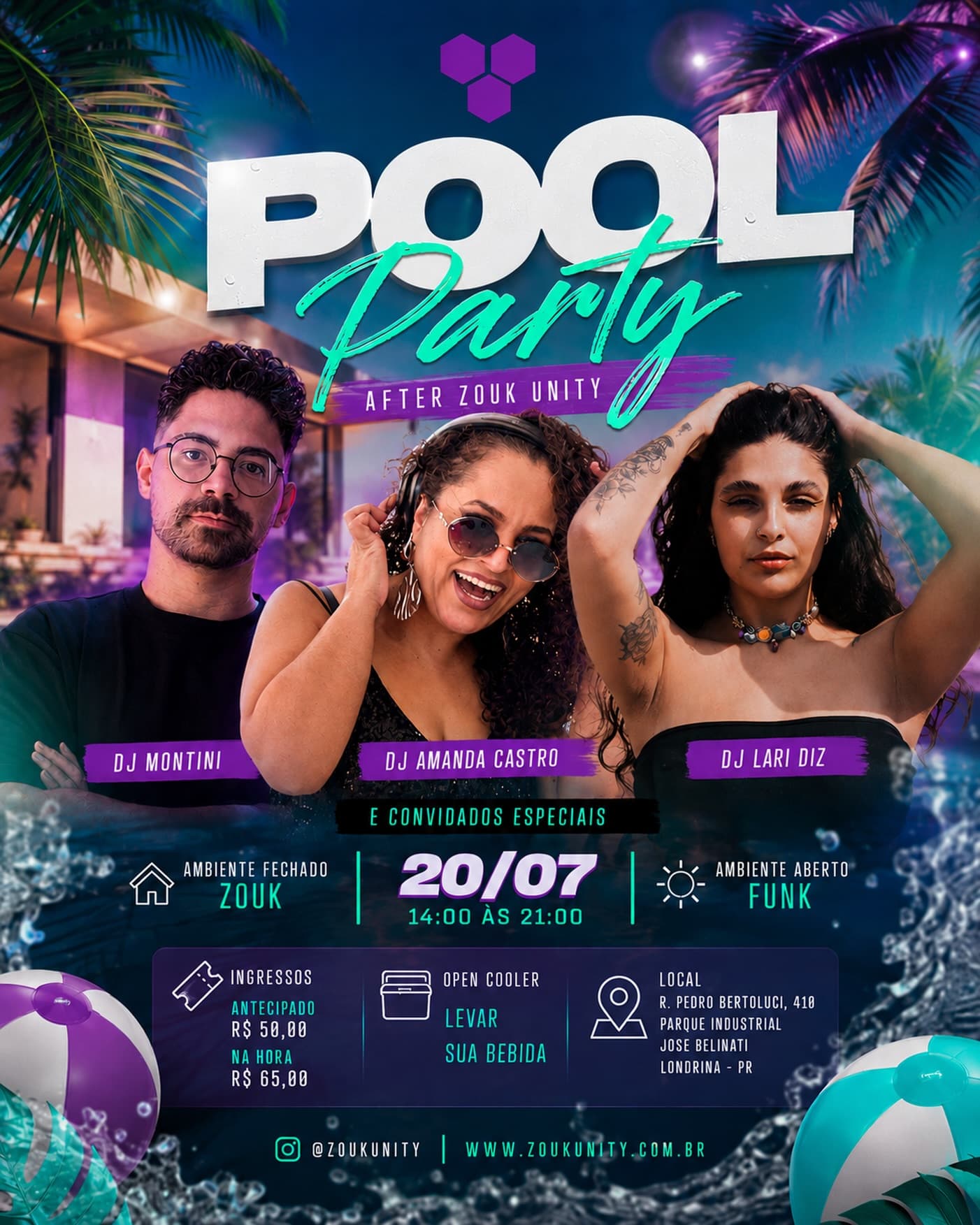 Flyer: Pool Party - After Zouk Unity