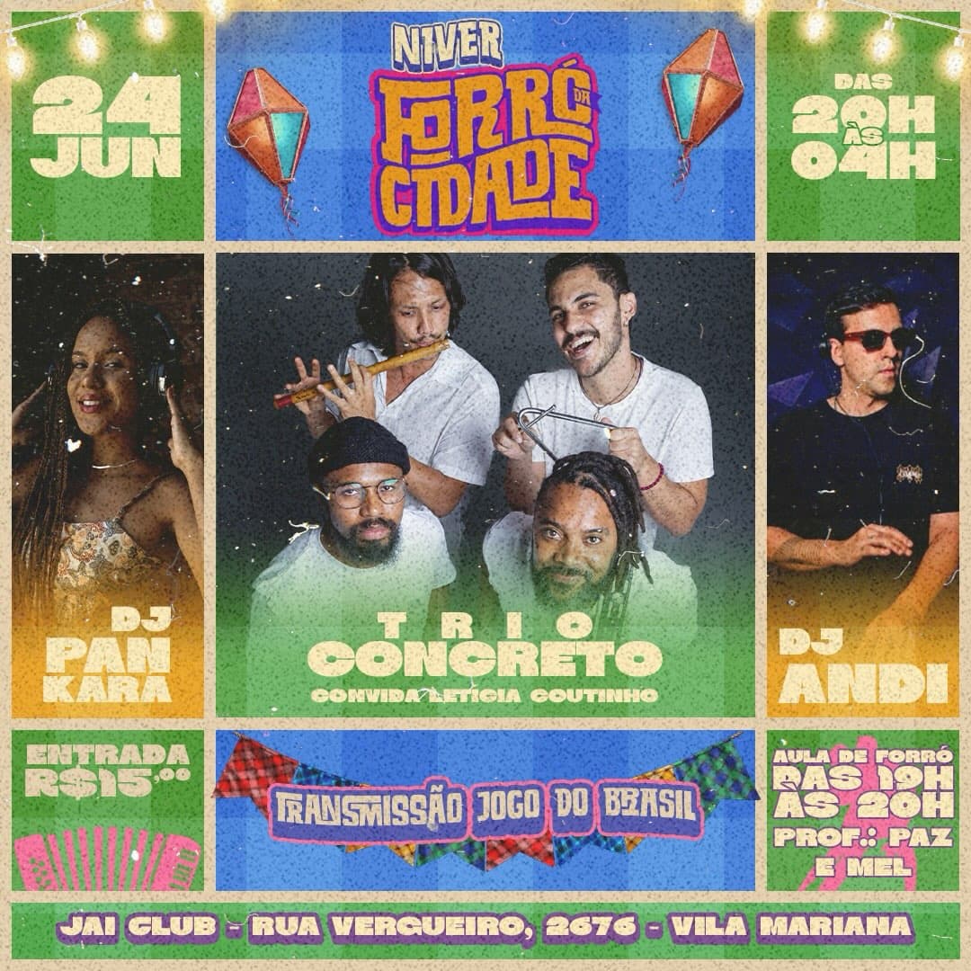 Flyer: Niver 9 Anos do Forró da Cidade