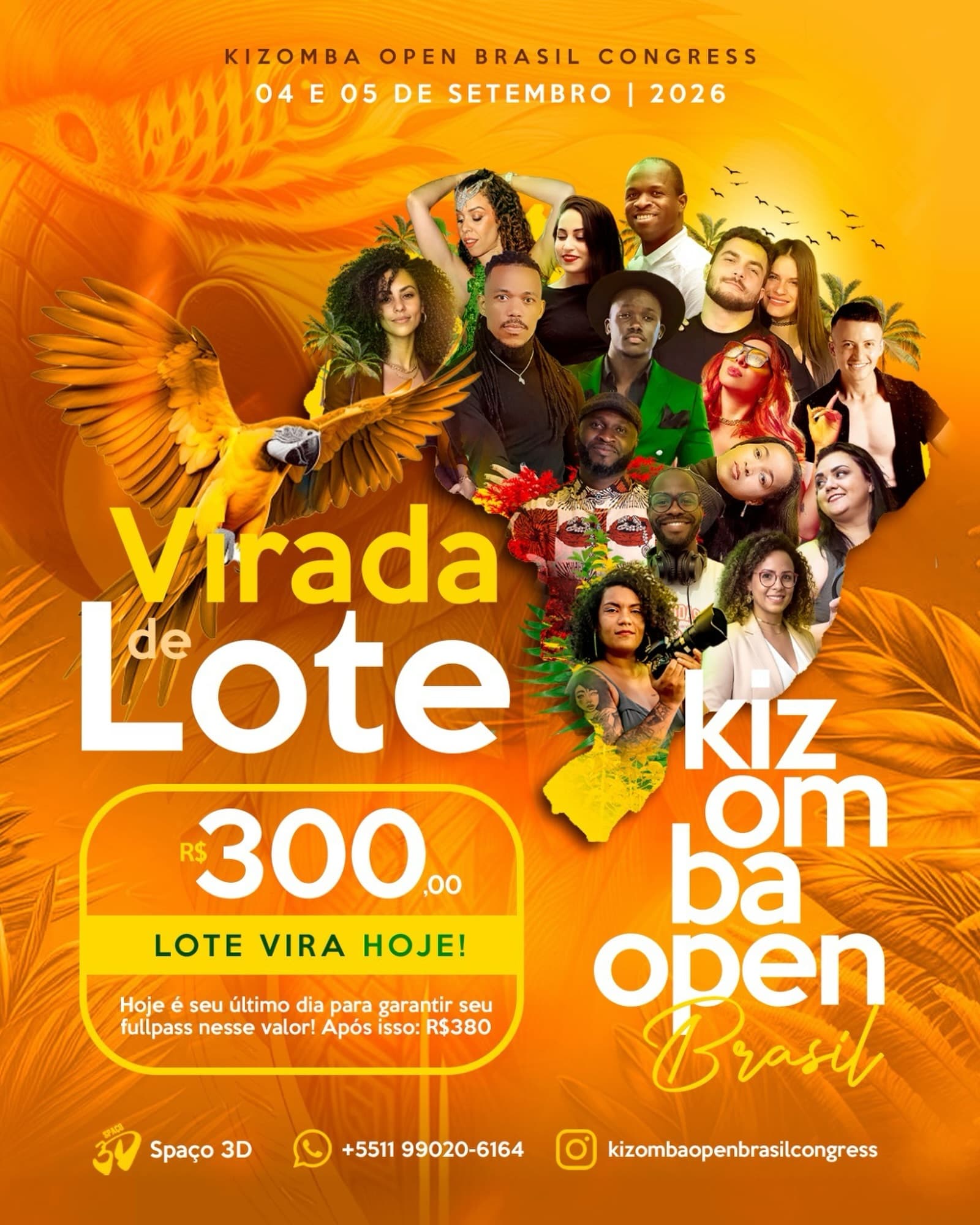Flyer: Kizomba Open Brasil Congress 2026