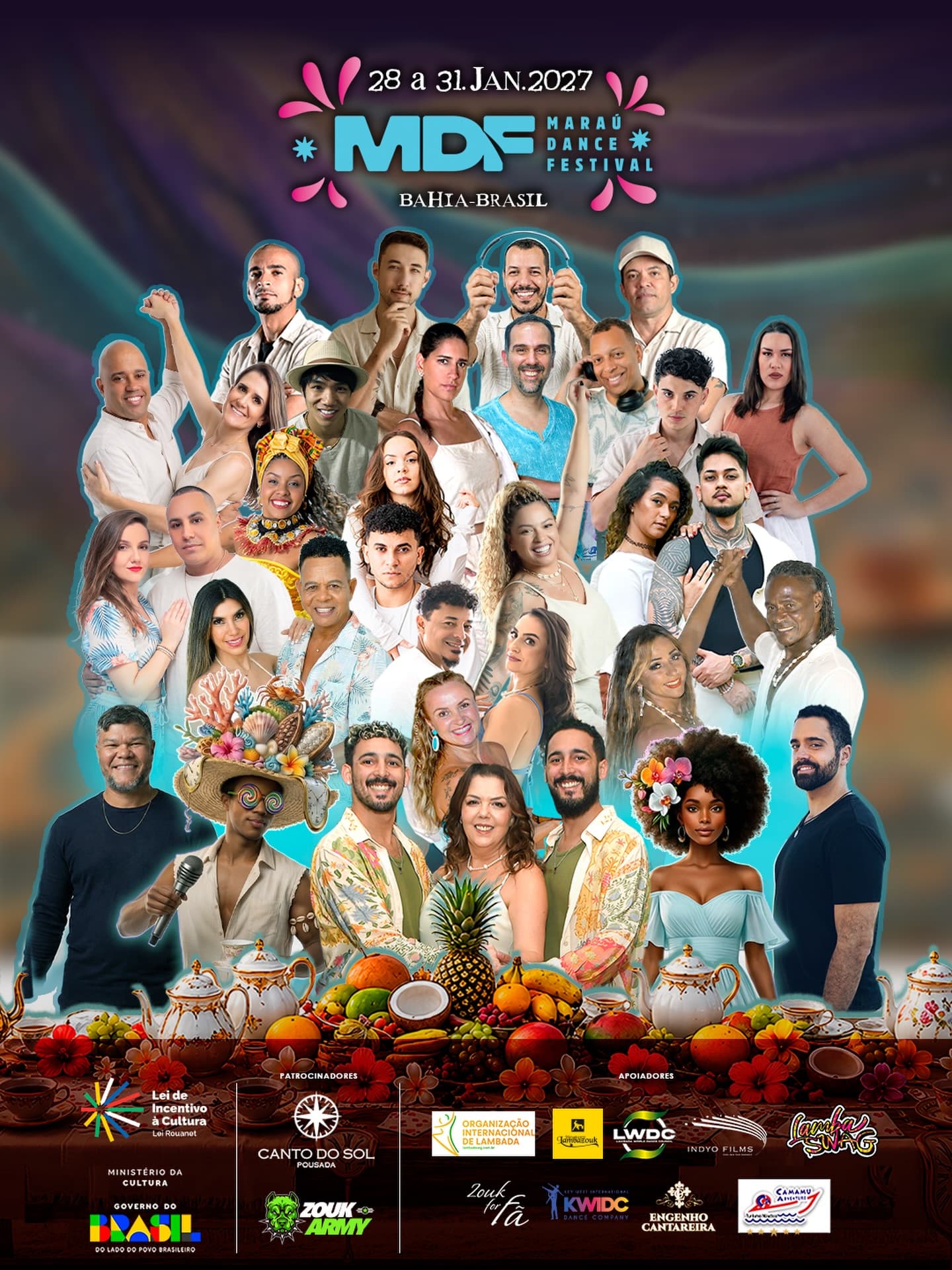 Flyer: Maraú Dance Festival 2027