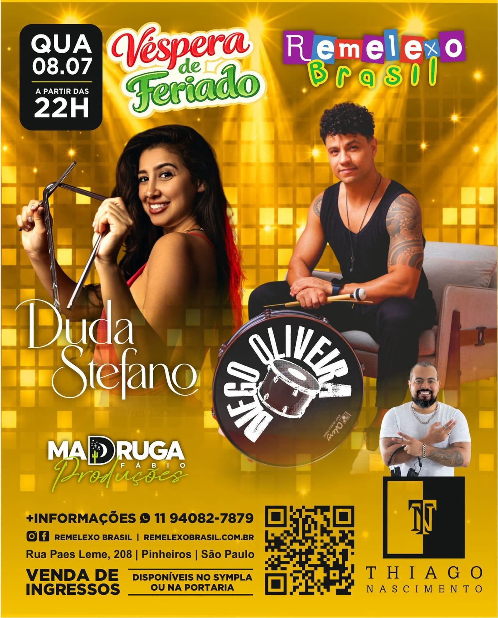 Flyer: Véspera de Feriado - Remelexo Brasil