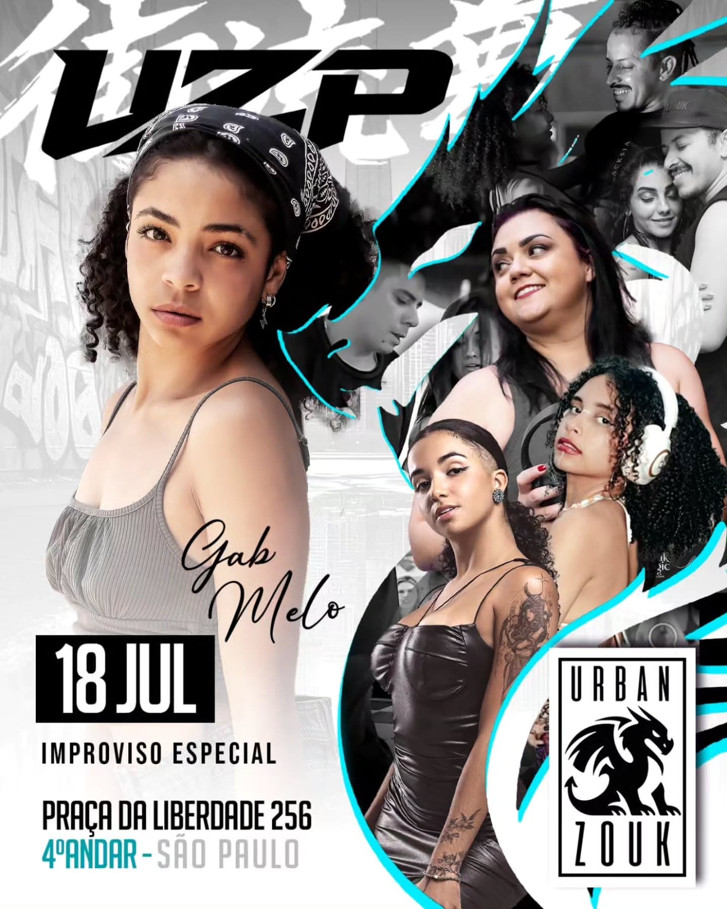 Flyer: UZP - Improviso Especial com Gab Melo