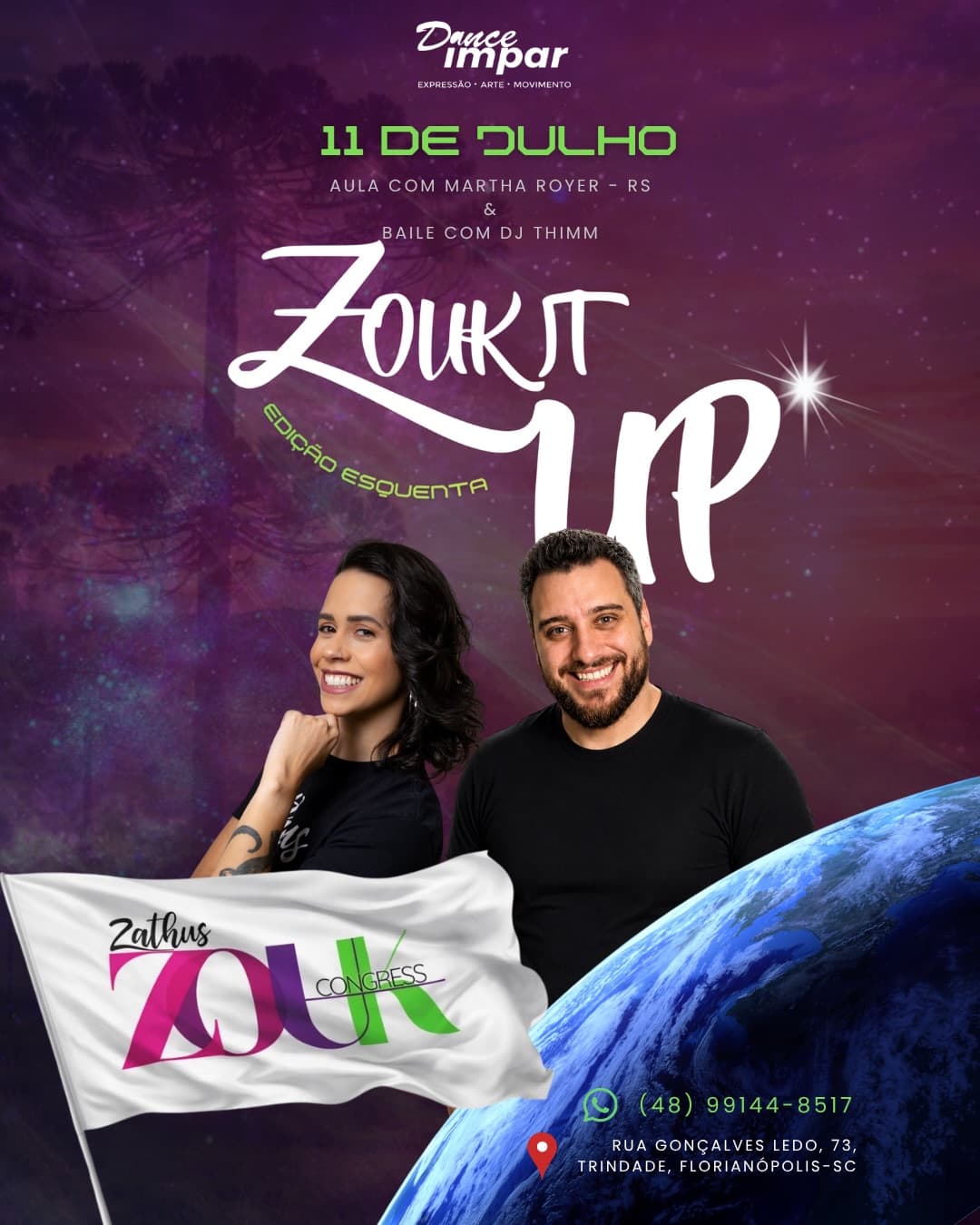 Flyer: Zouk It Up - Edição Esquenta