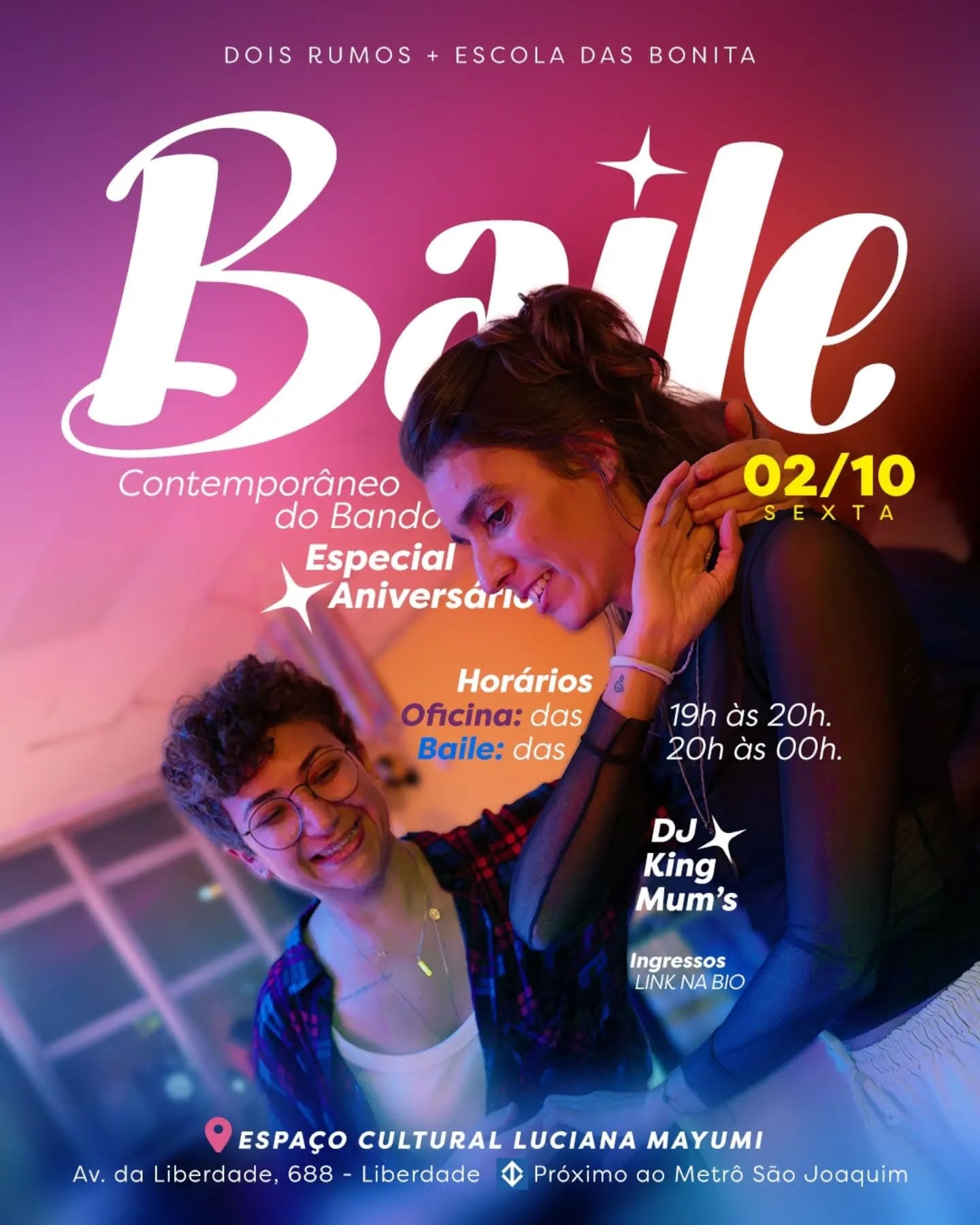 Flyer: Baile Contemps + Baile do Bando