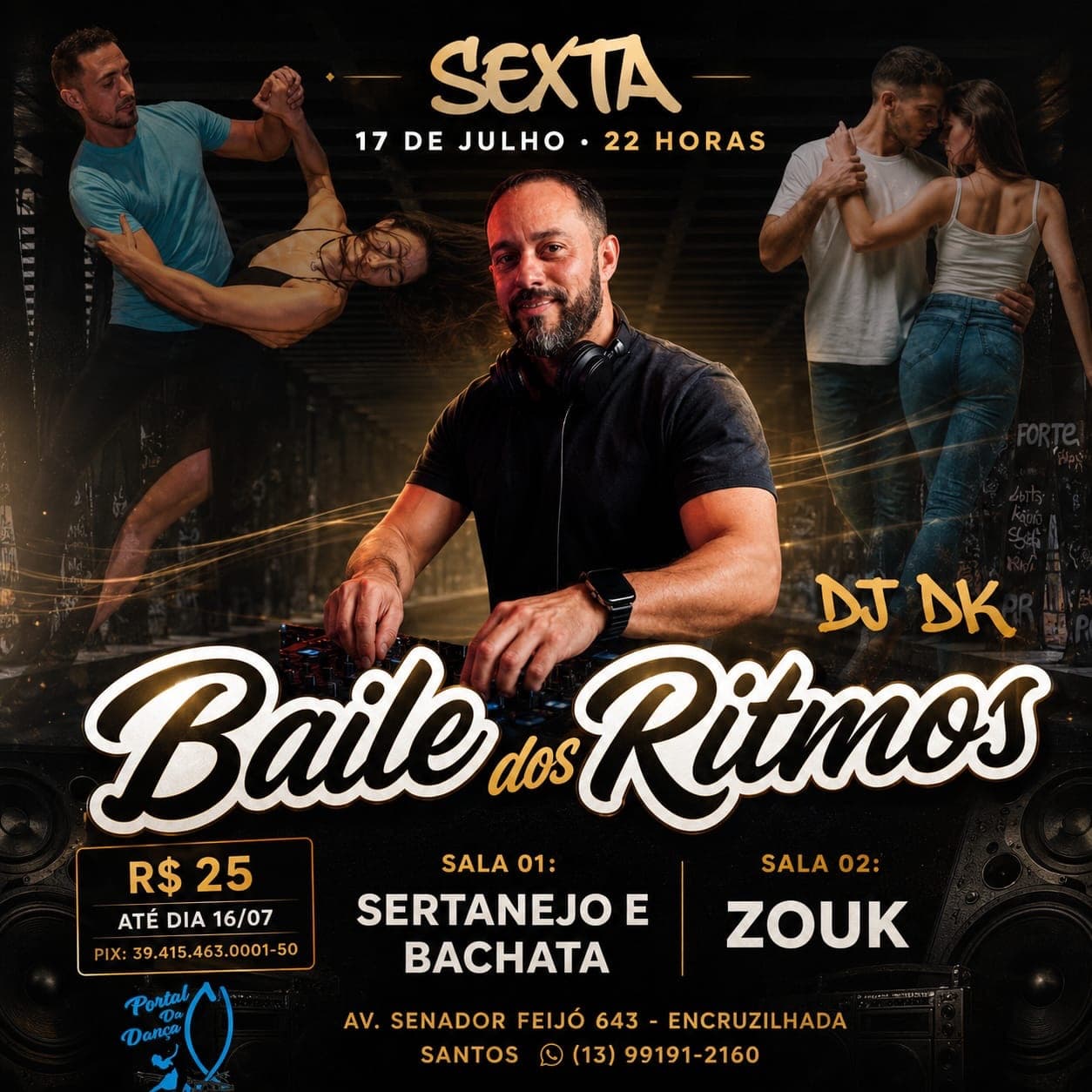 Flyer: Baile dos Ritmos