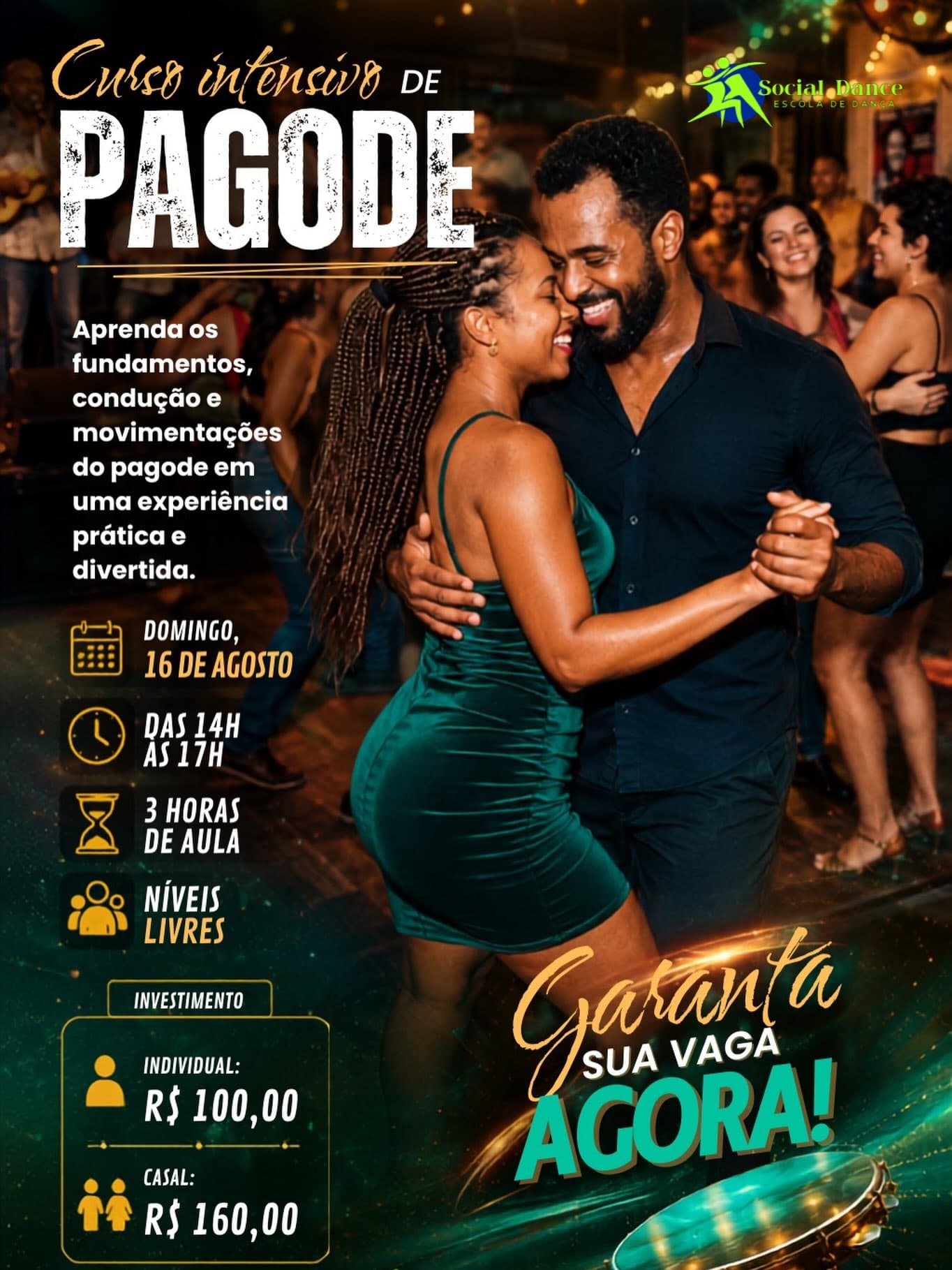 Flyer: Curso Intensivo de Pagode