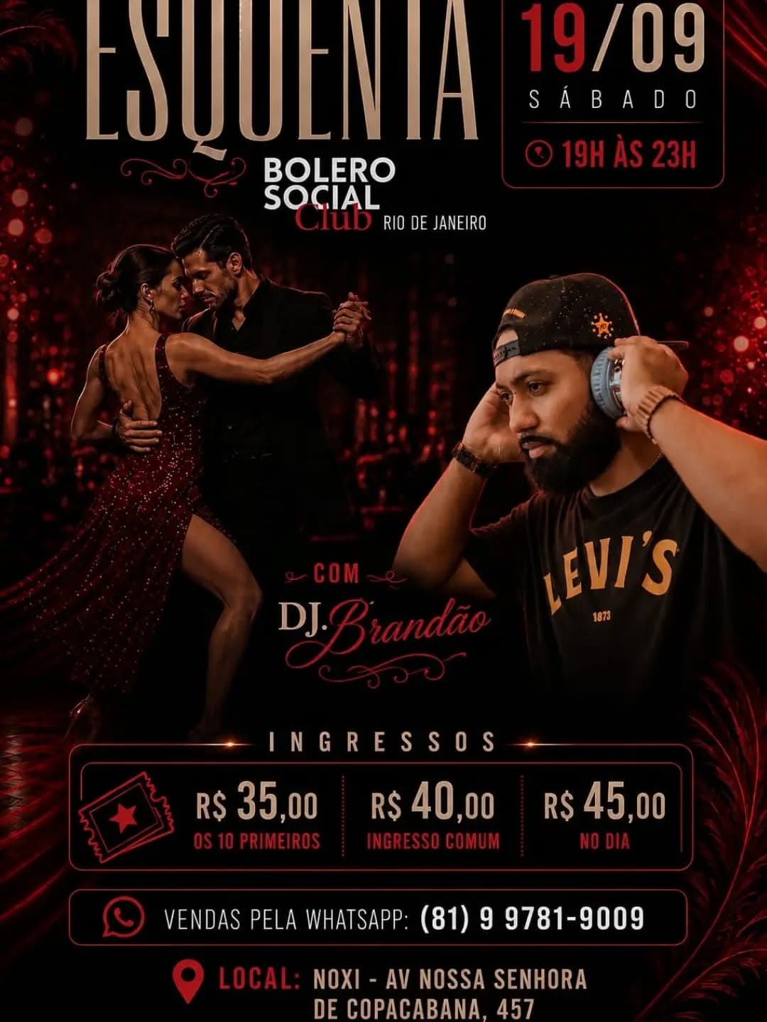 Flyer: Esquenta Bolero Social Club