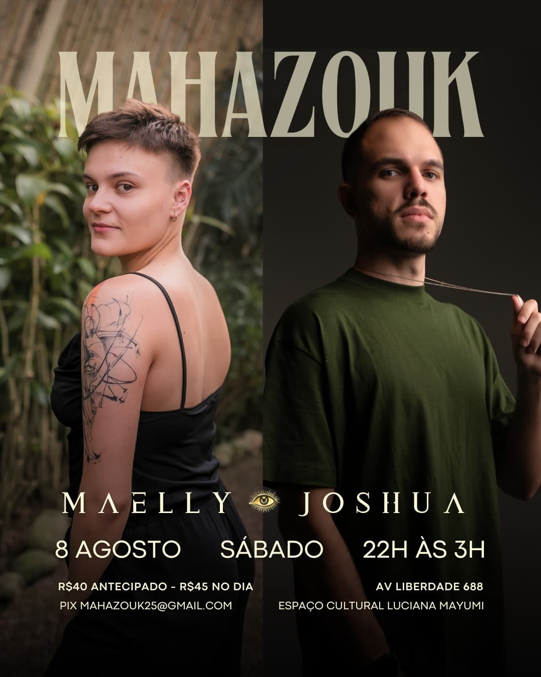 Flyer: MahaZouk de Agosto