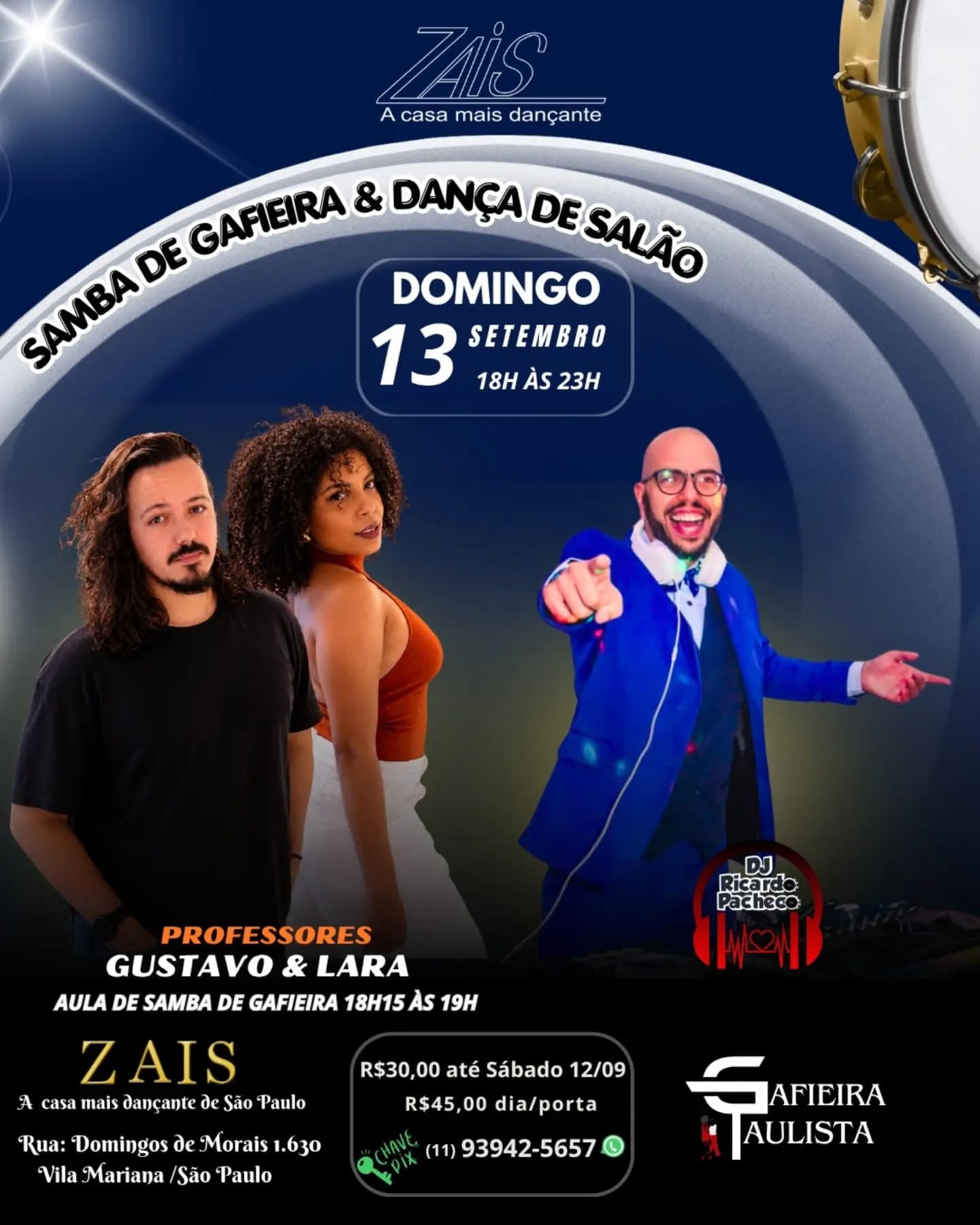 Flyer: Domingueira da Gafieira