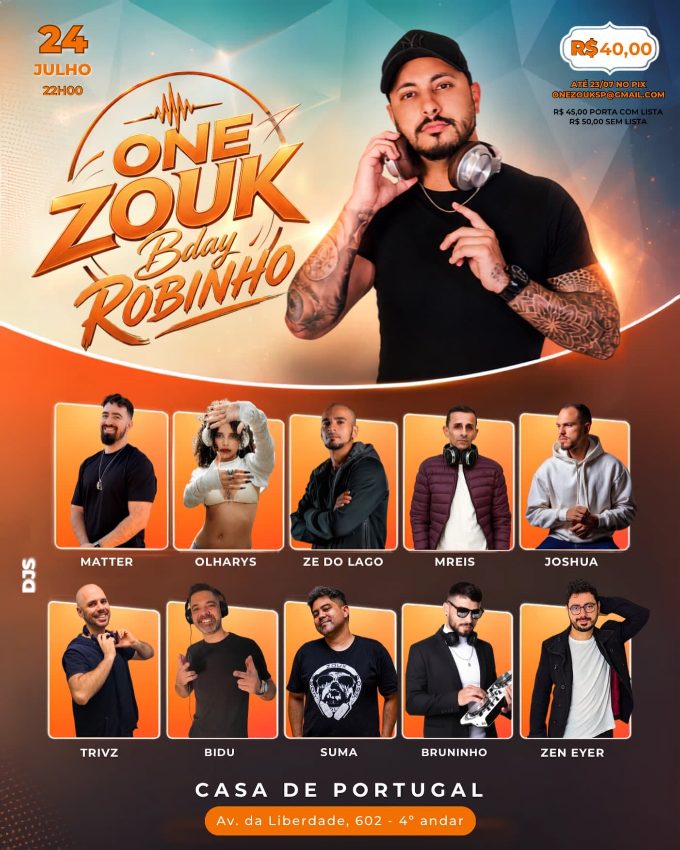 Flyer: One Zouk Bday Robinho