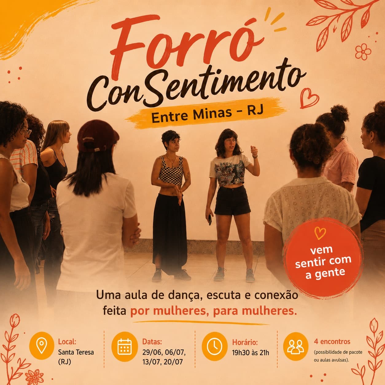 Flyer: Forró ConSentimento Entre Minas - Turma 2