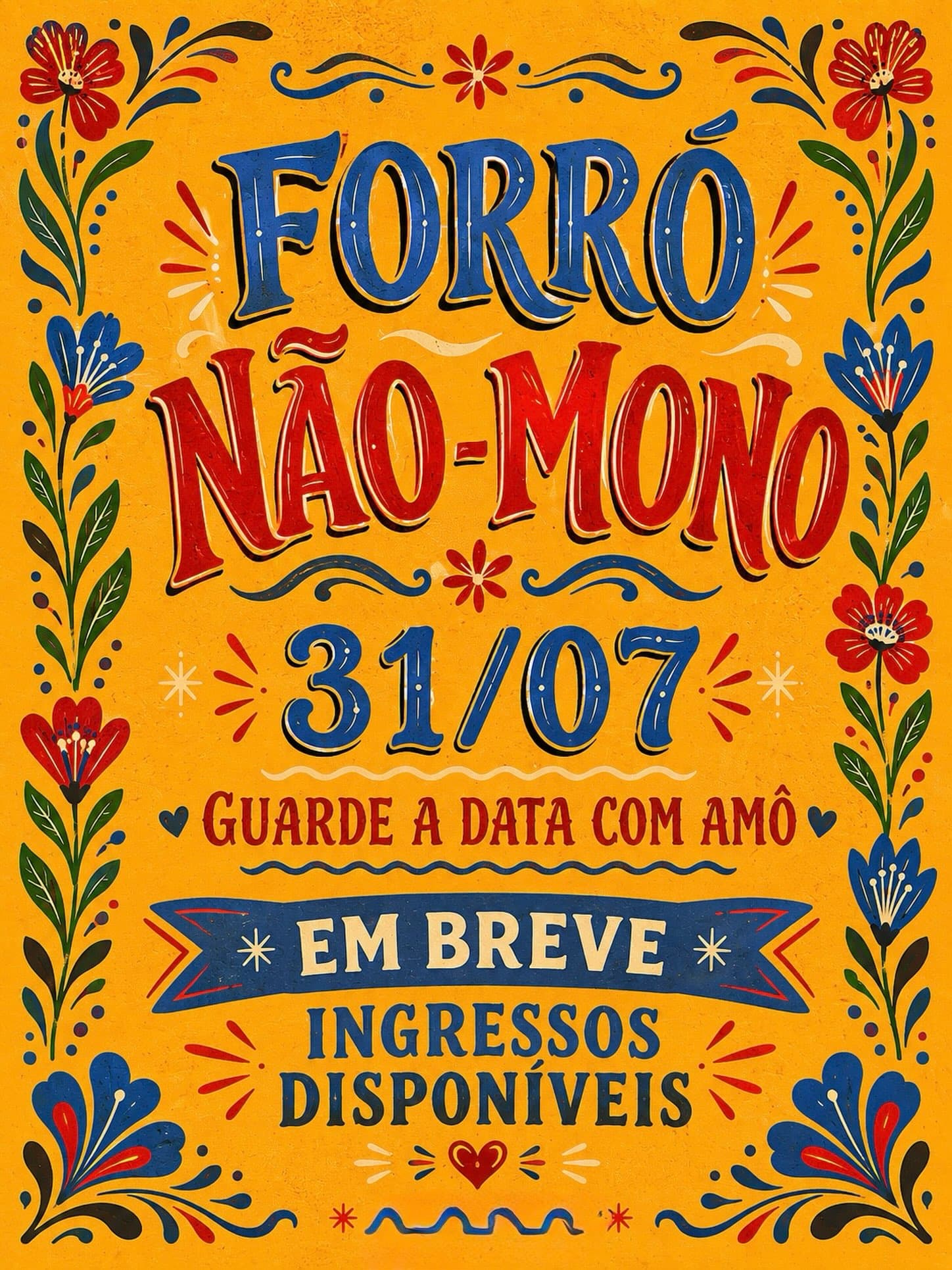 Flyer: Forró Não-Mono