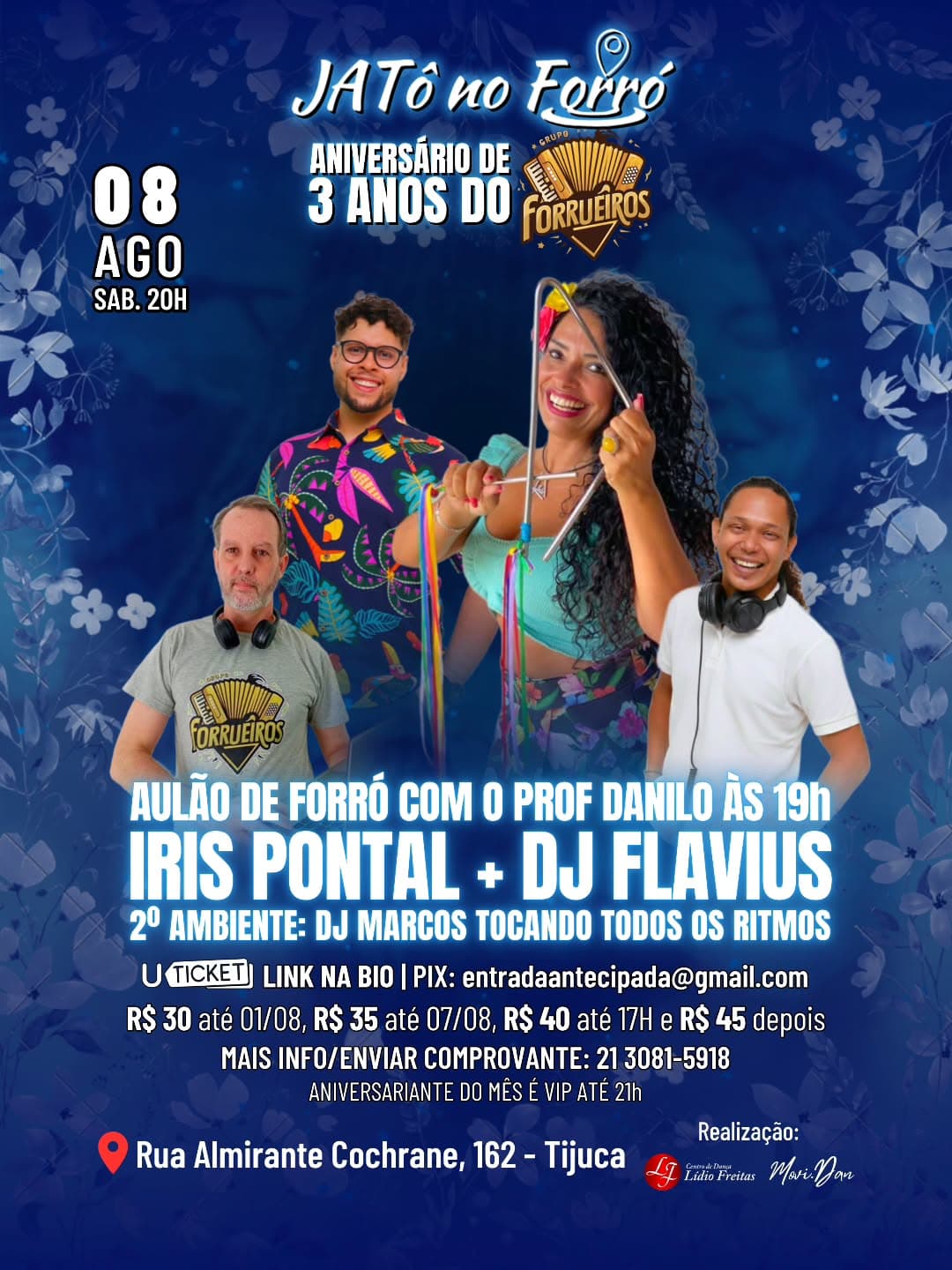 Flyer: JATÔ no Forró - Aniversário 3 Anos do Grupo Forrueiros