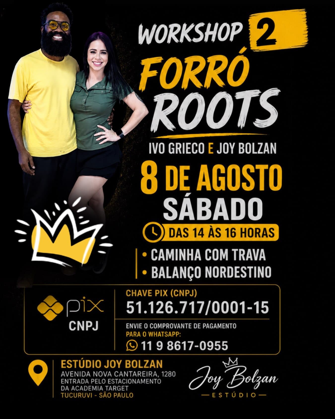 Flyer: 2º Workshop Forró Roots